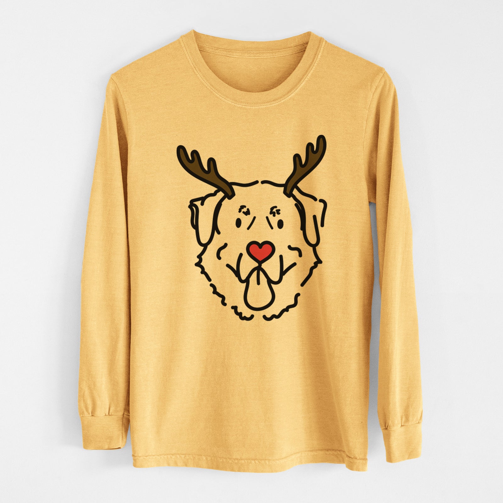 Red Nose Anatolian Shepherd - Batu - Heavyweight 100% Cotton Long Sleeve