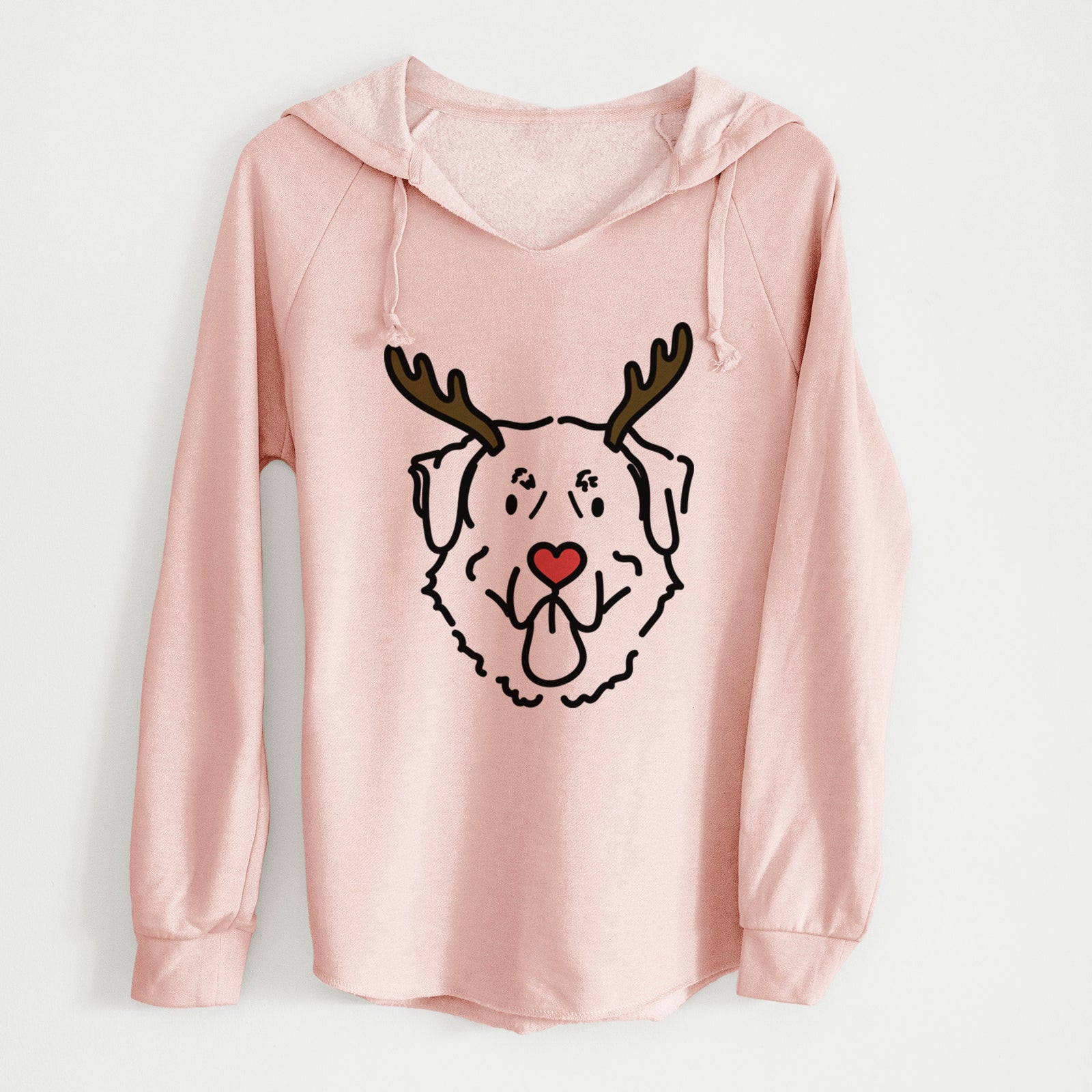 Red Nose Anatolian Shepherd - Batu - Cali Wave Hooded Sweatshirt