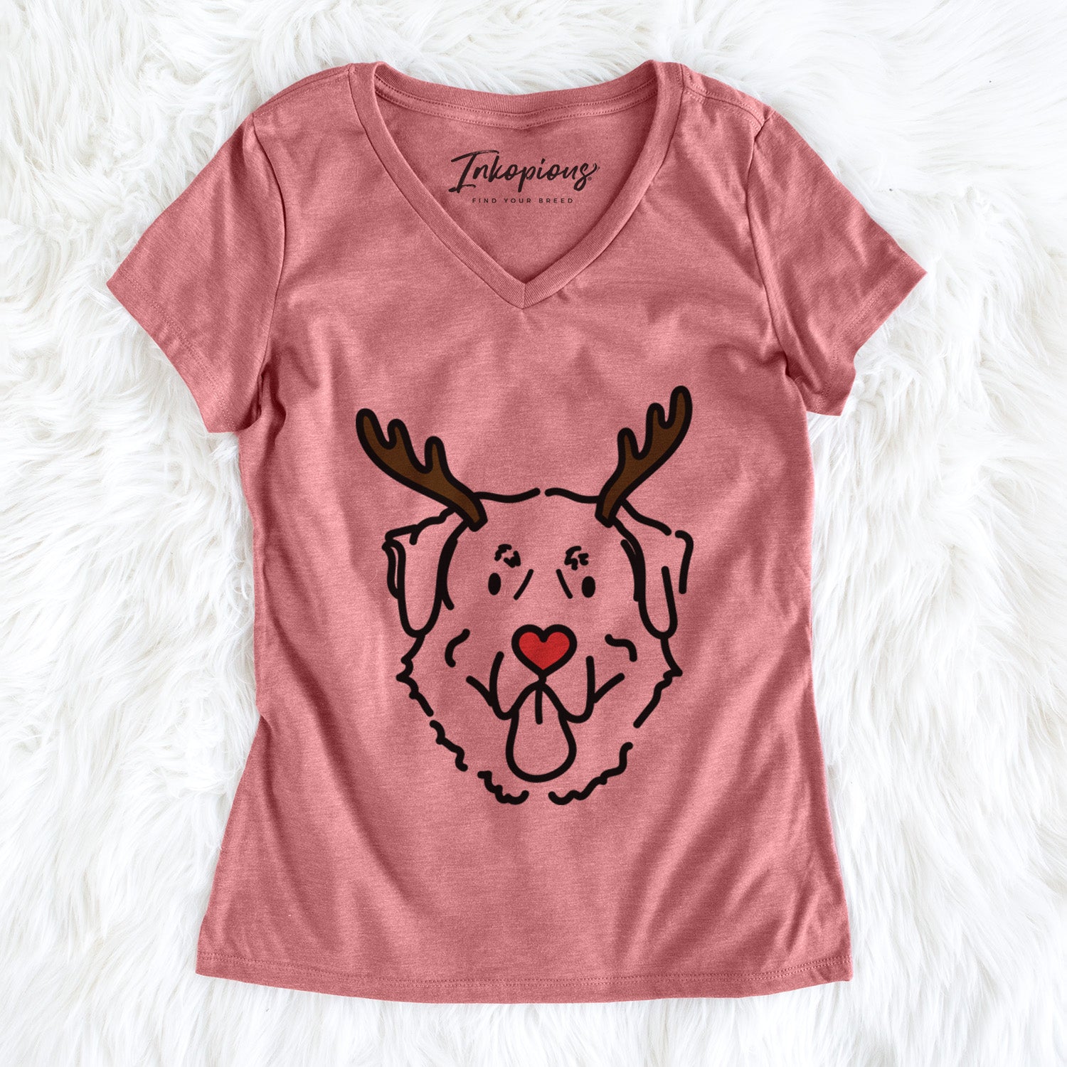 Red Nose Anatolian Shepherd - Batu - Women's Perfect V-neck Shirt