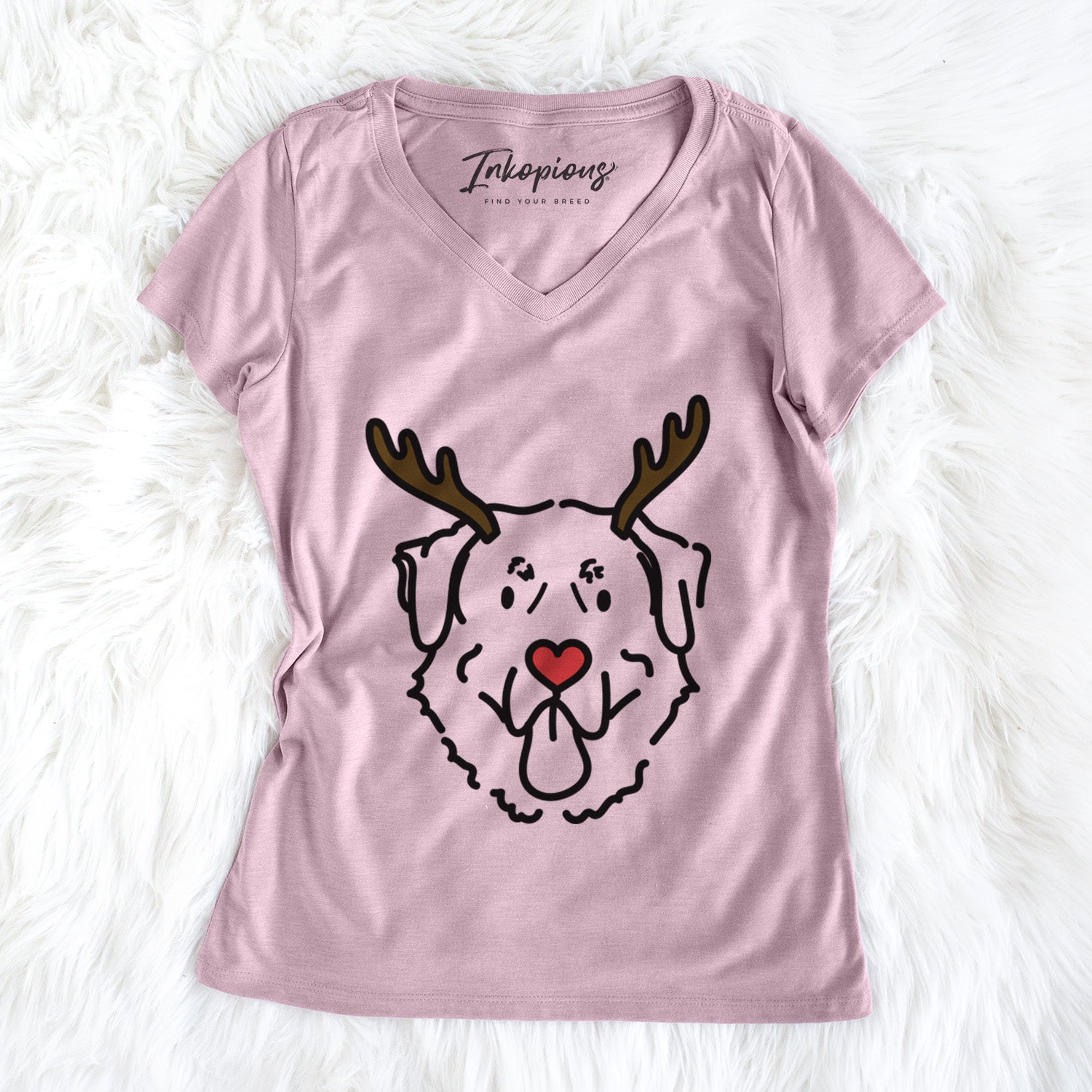 Red Nose Anatolian Shepherd - Batu - Women's Perfect V-neck Shirt