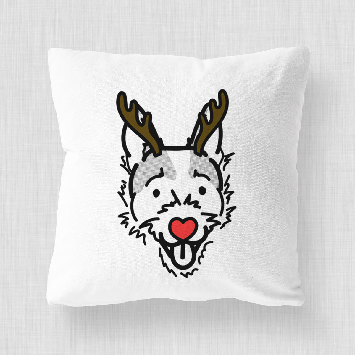 Love Always Jack Russell Terrier - Baxter -  Throw Pillow Cover