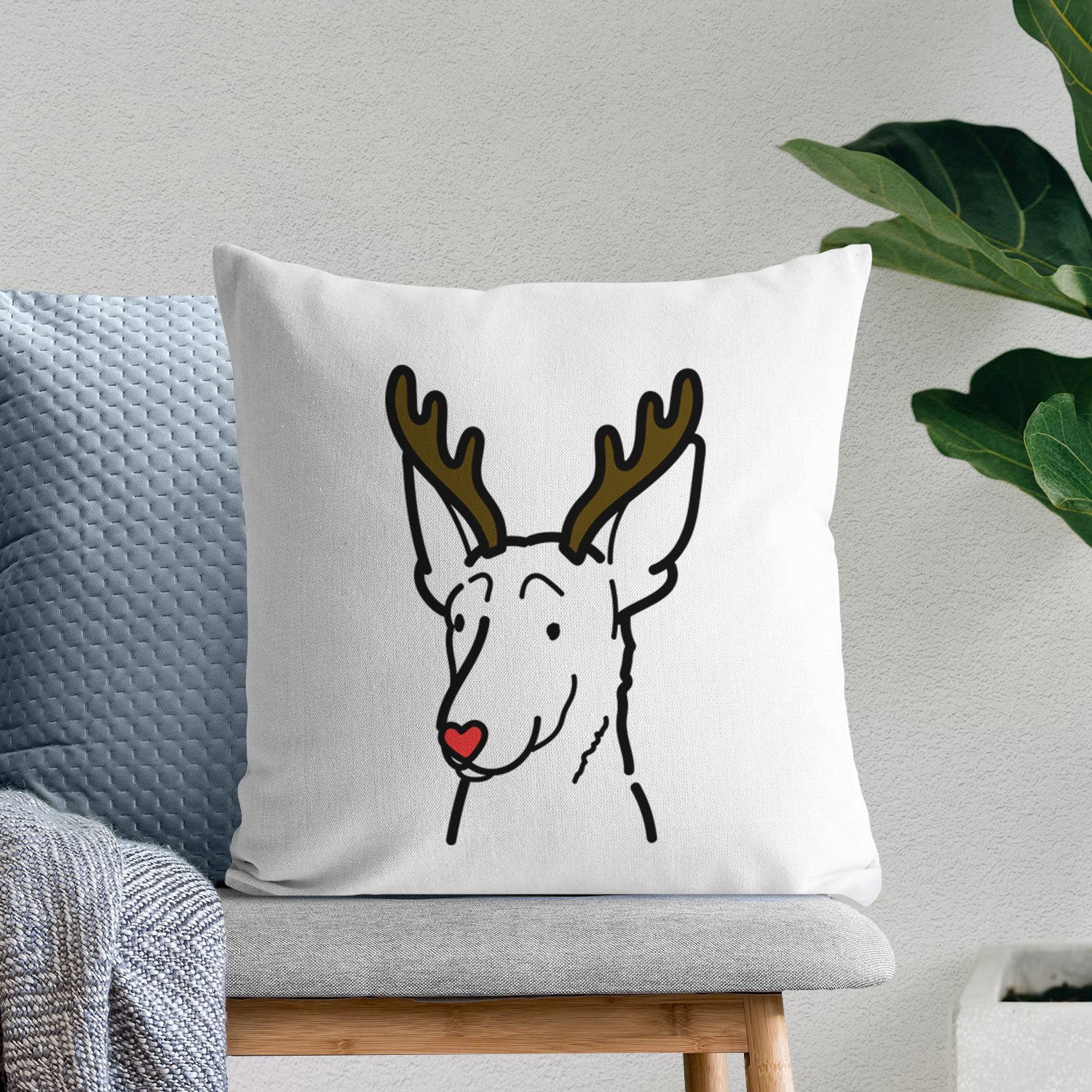 Love Always Belgian Malinois - Throw Pillow Cover