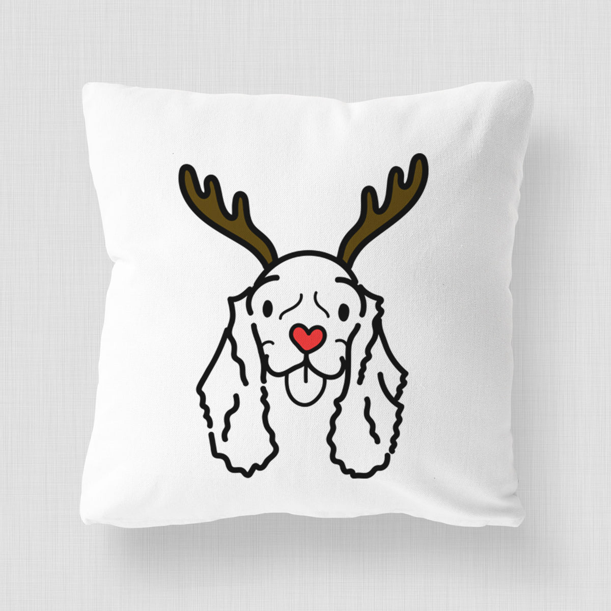 Love Always American Cocker Spaniel - Bella -  Throw Pillow Cover