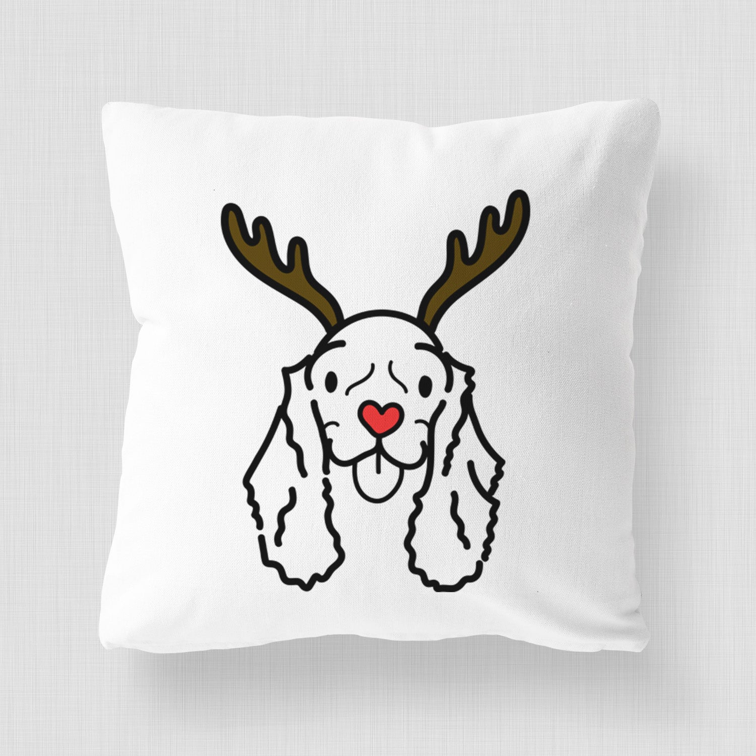 Love Always American Cocker Spaniel - Bella -  Throw Pillow Cover