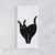 Red Nose Black Cat - Bella - Tea Towel