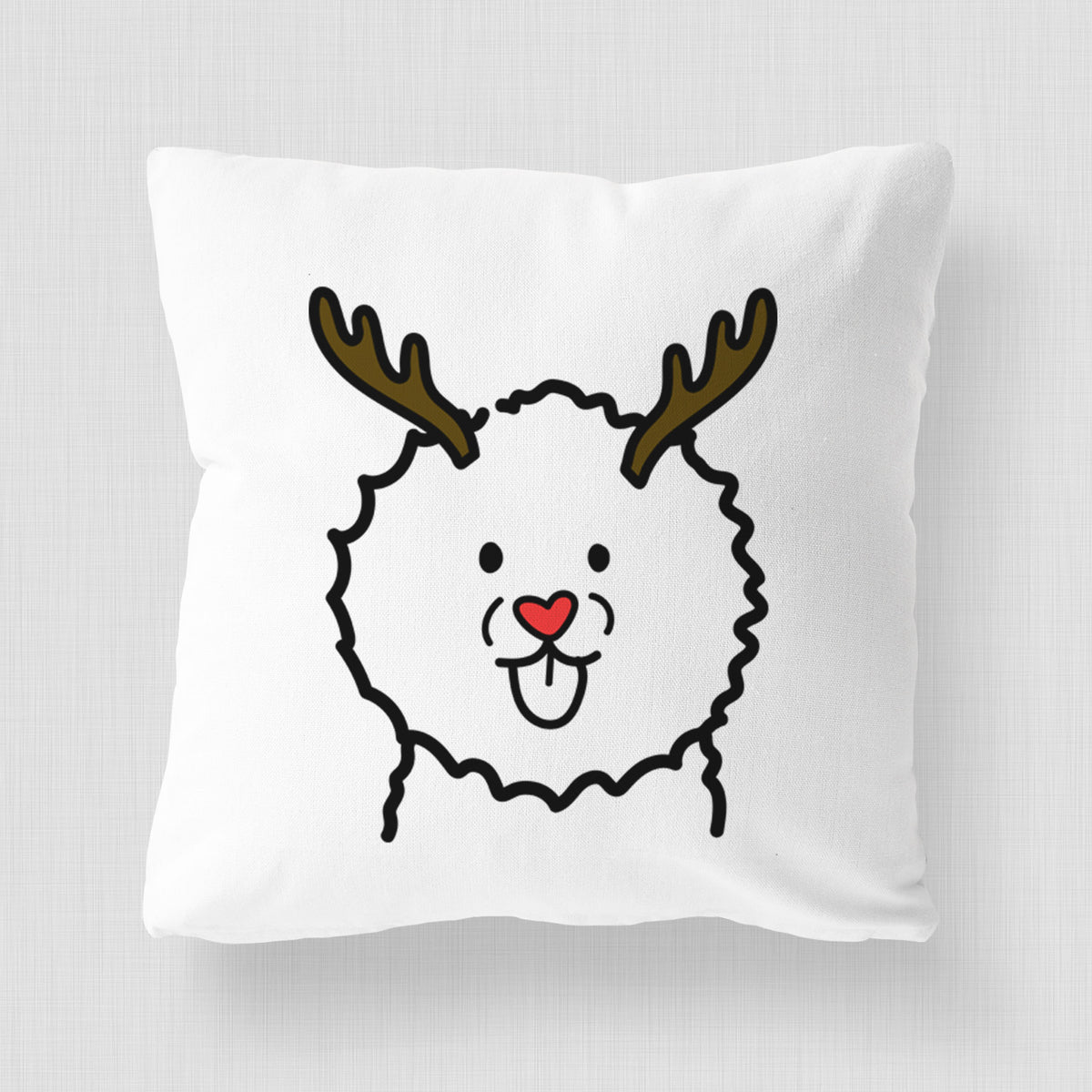 Love Always Bichon Frise - Throw Pillow Cover