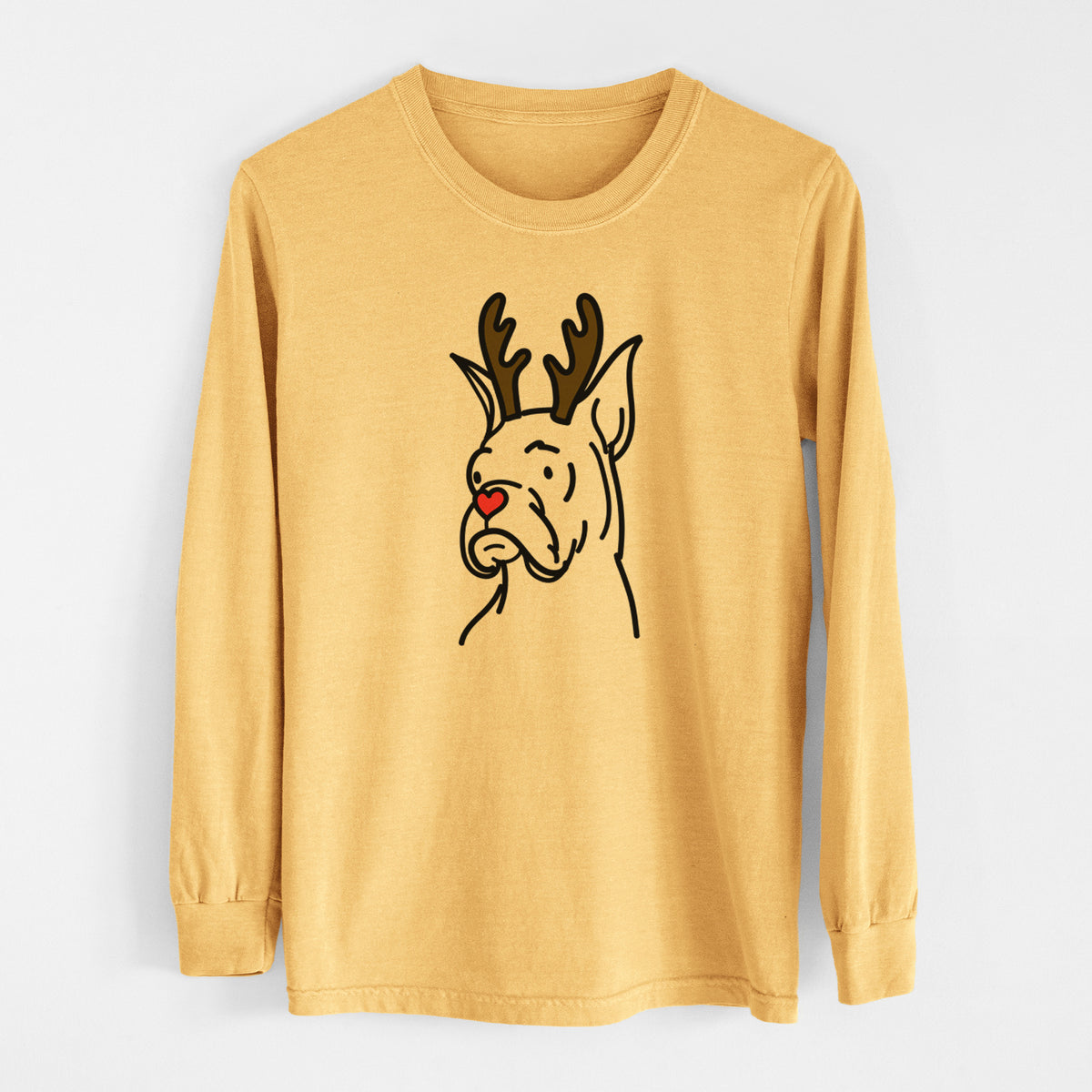 Red Nose Rescue Boxer - Billy - Heavyweight 100% Cotton Long Sleeve