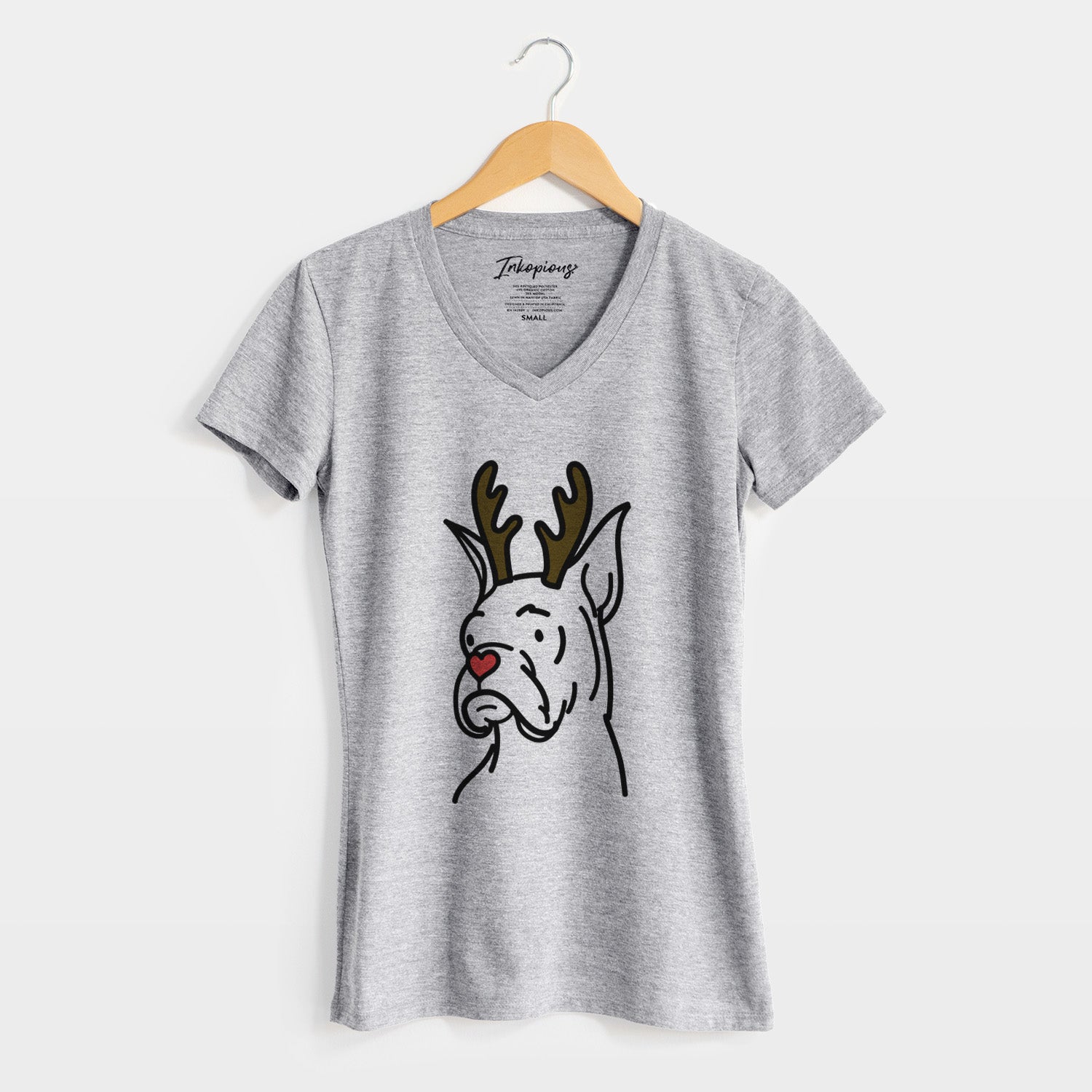 Red Nose Rescue Boxer - Billy - Women's Perfect V-neck Shirt