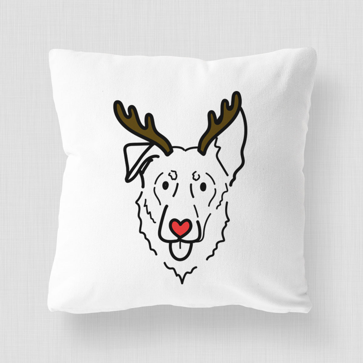 Love Always Shepherd Mix - Bodhi -  Throw Pillow Cover