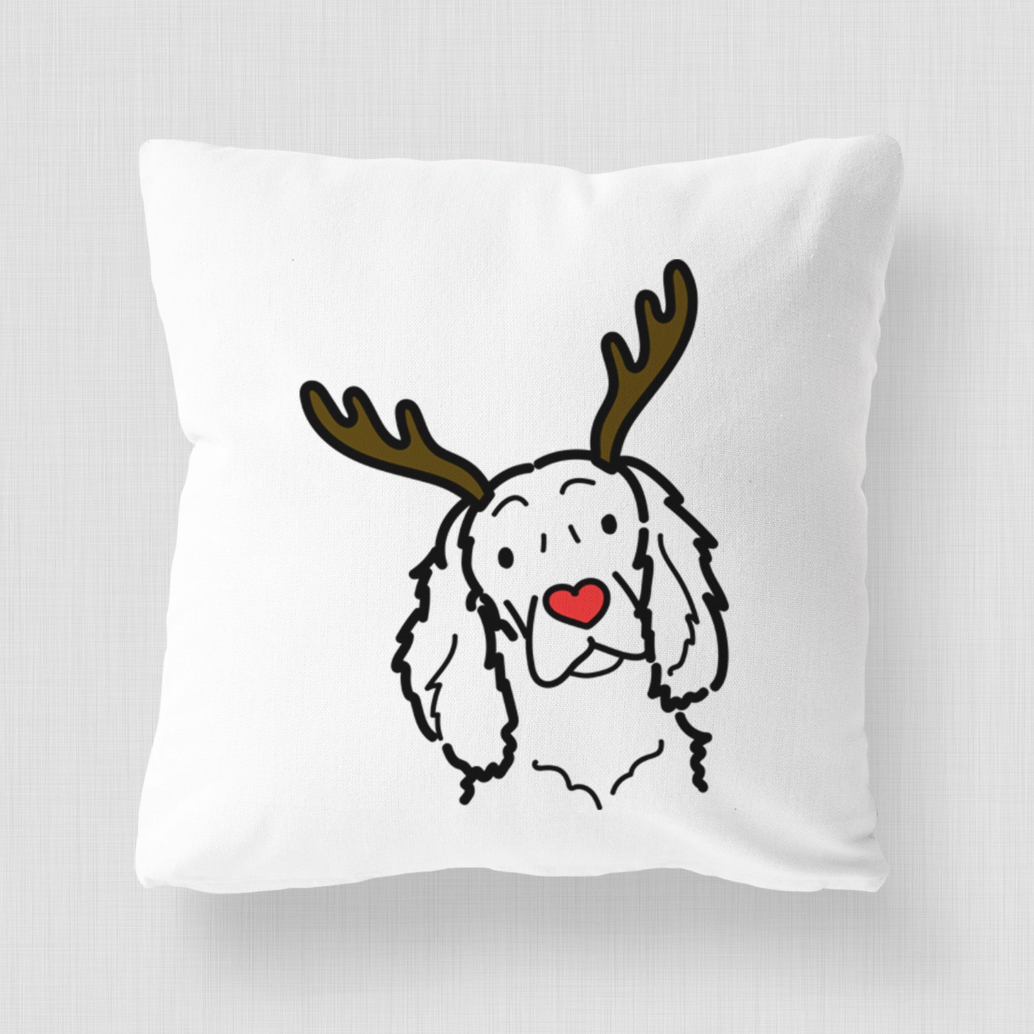 Love Always Boykin Spaniel - Throw Pillow Cover