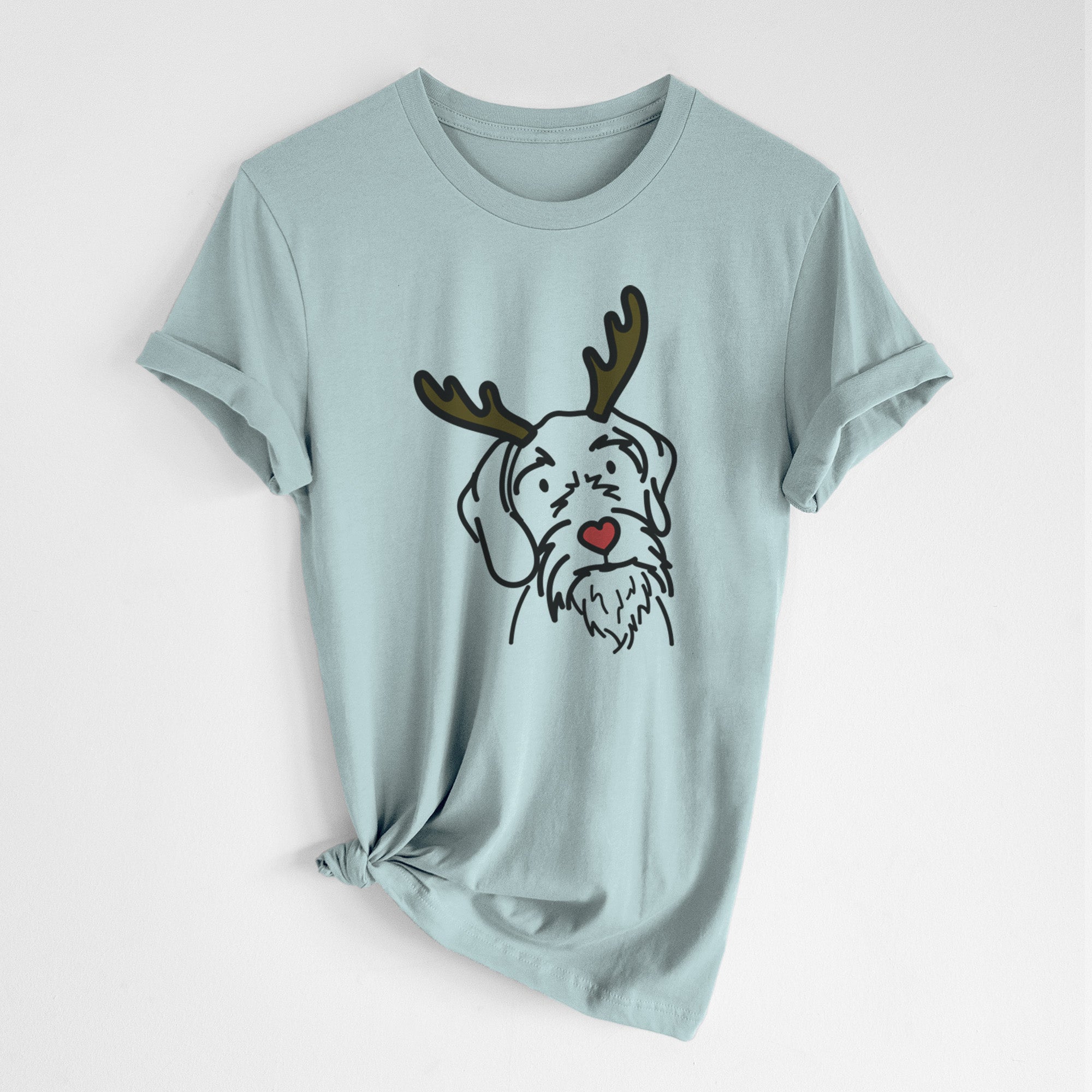 Red Nose German Wirehaired Pointer - Buck - Unisex Crewneck