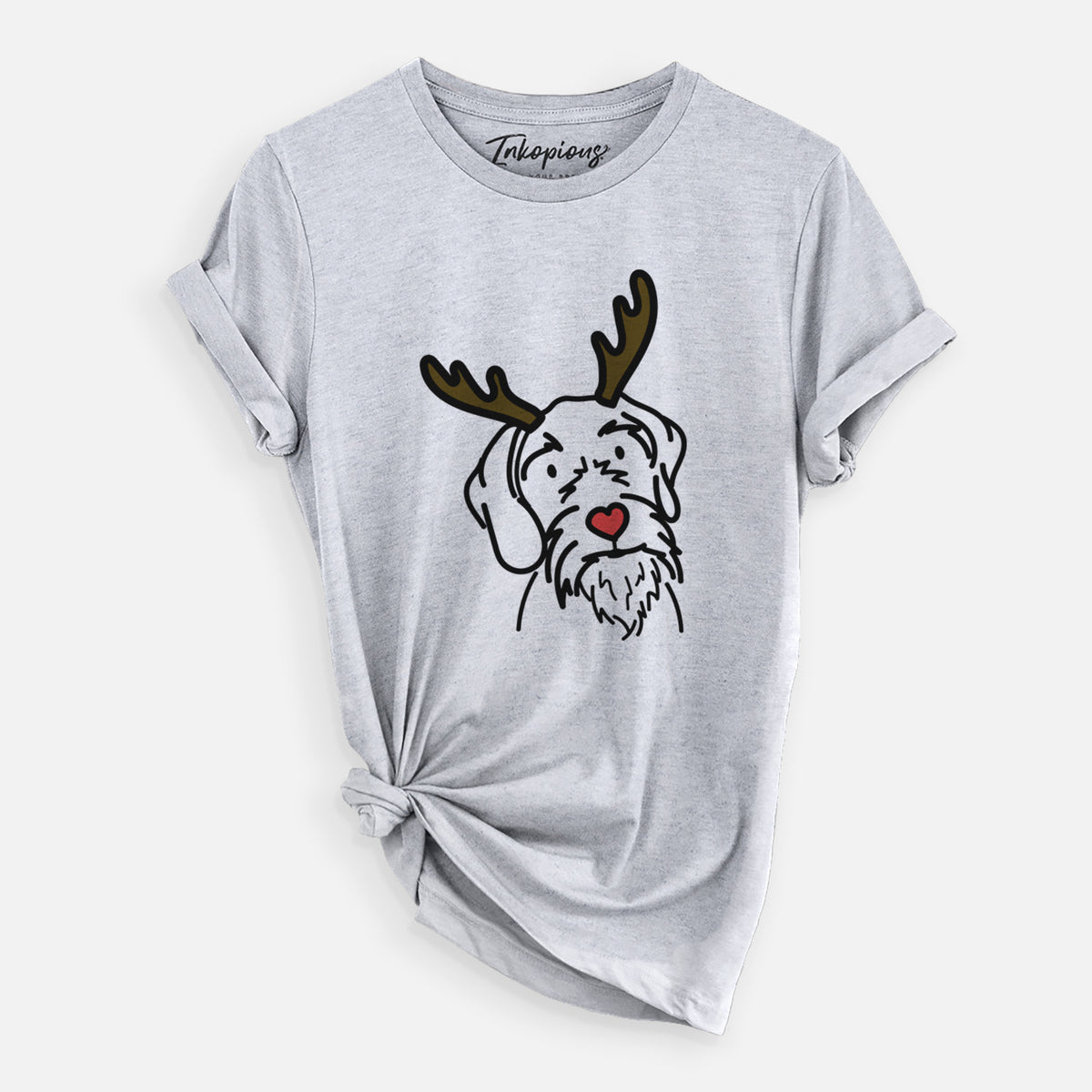 Red Nose German Wirehaired Pointer - Buck - Unisex Crewneck