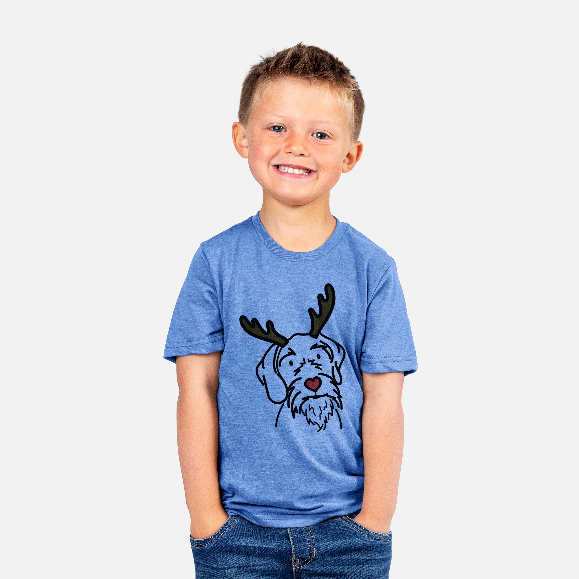 Red Nose German Wirehaired Pointer - Buck - Kids/Youth/Toddler Shirt