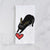 Red Nose Black Cat - Bug - Tea Towel