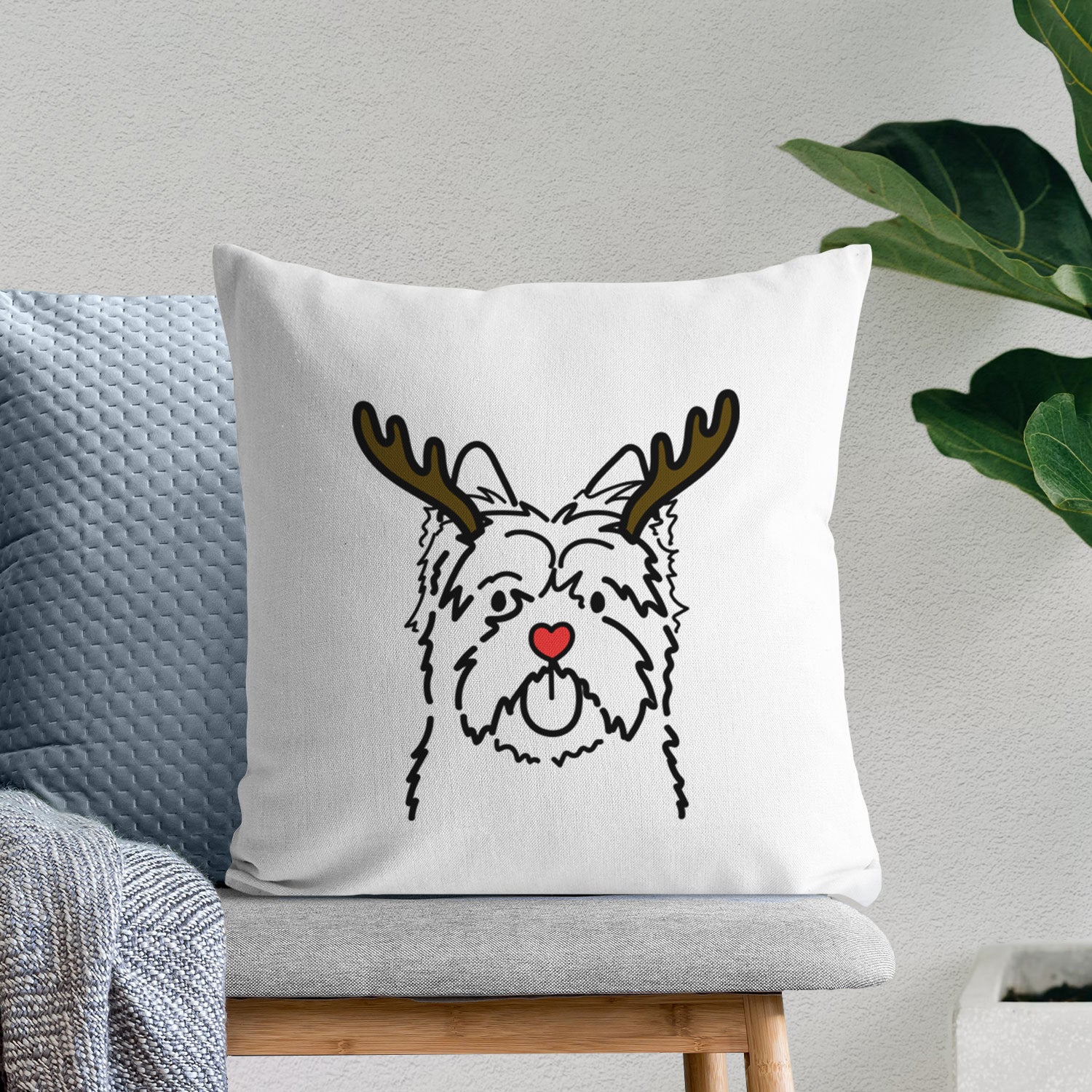 Love Always Cairn Terrier - Throw Pillow Cover