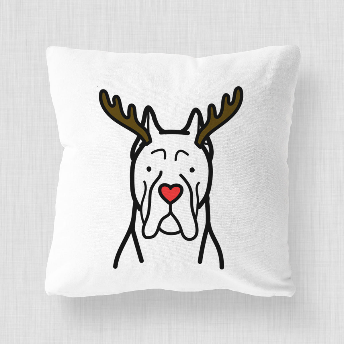 Love Always CaneCorso - Throw Pillow Cover