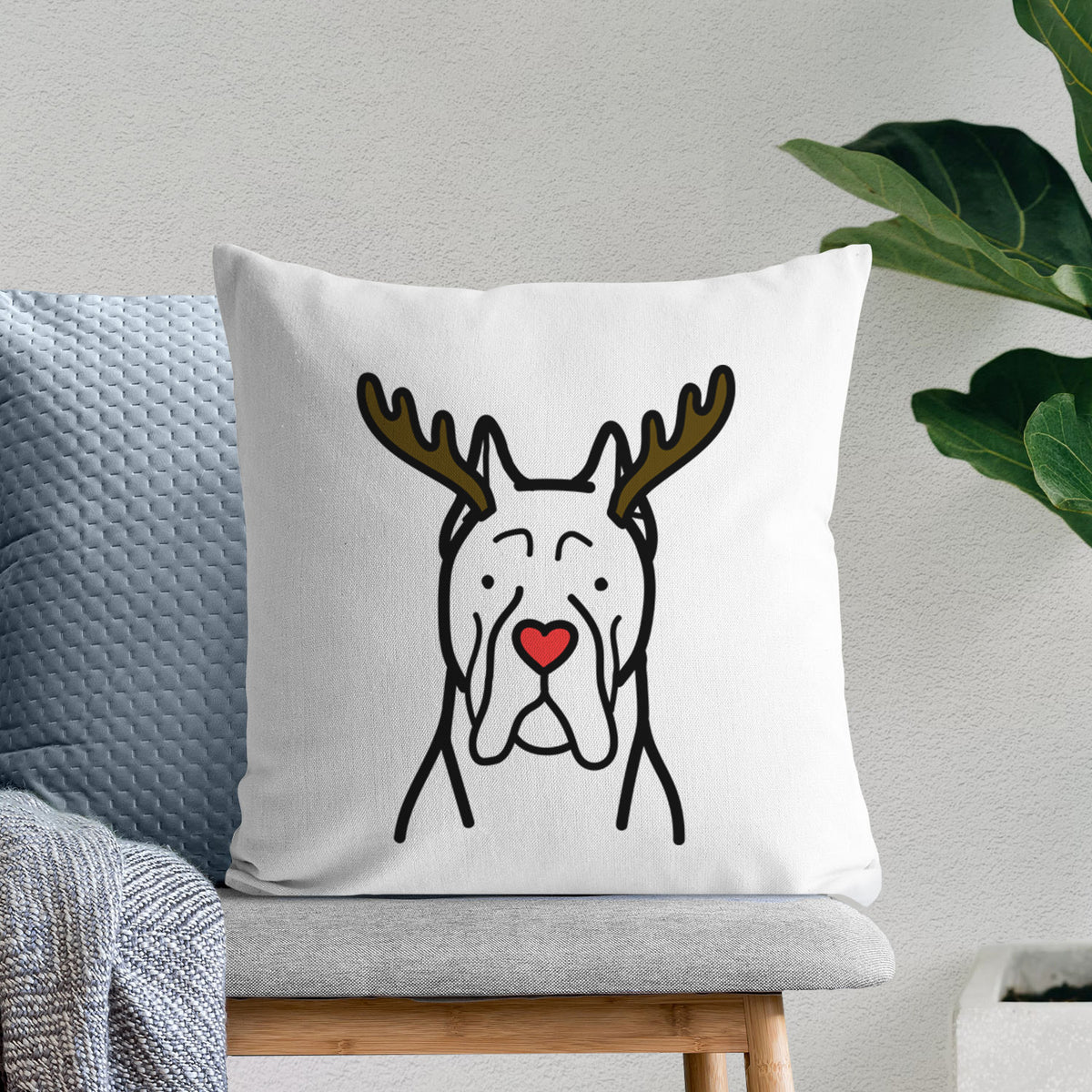 Love Always CaneCorso - Throw Pillow Cover