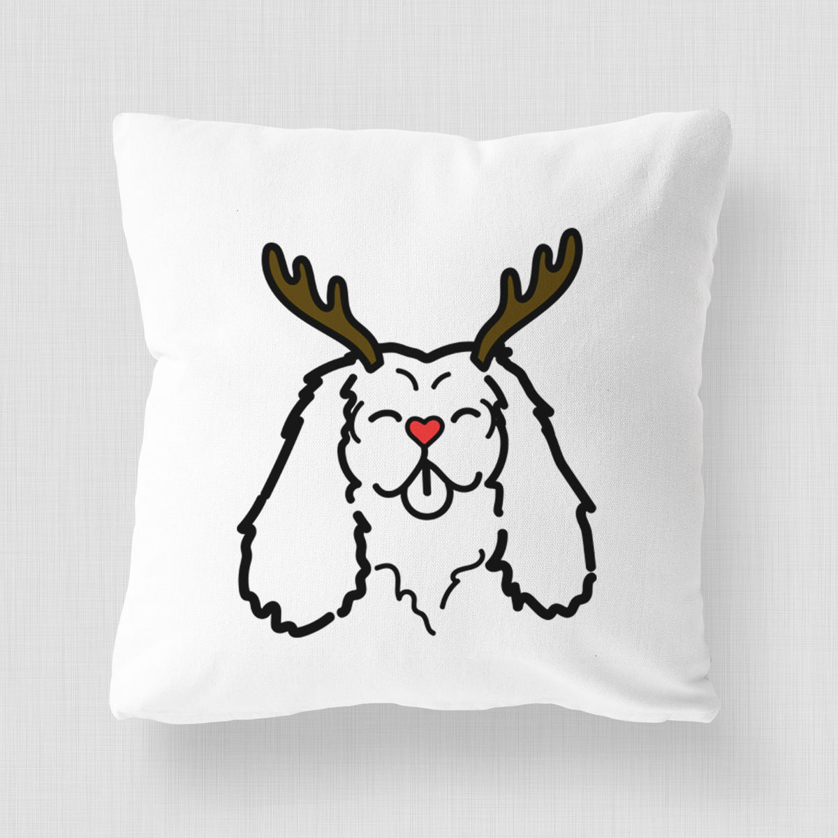 Love Always Cavalier King Charles Spaniel - Throw Pillow Cover