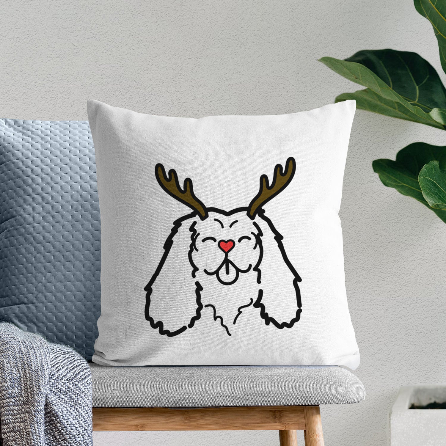 Love Always Cavalier King Charles Spaniel - Throw Pillow Cover