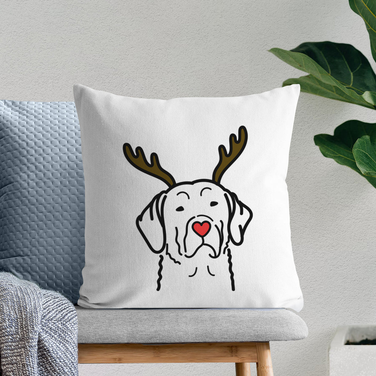 Love Always Chesapeake Bay Retriever - Throw Pillow Cover