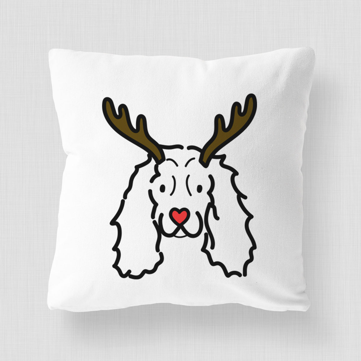 Love Always American Cocker Spaniel - Throw Pillow Cover