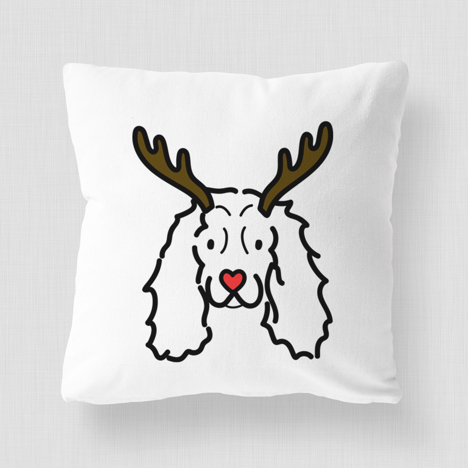 Love Always American Cocker Spaniel - Throw Pillow Cover