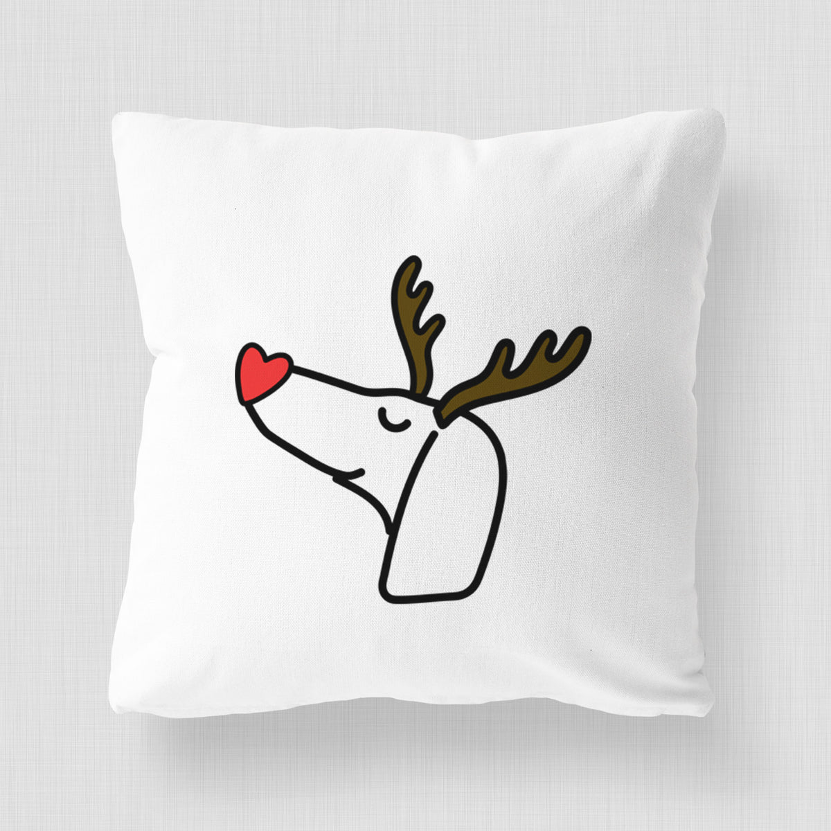 Love Always Dachshund - Throw Pillow Cover