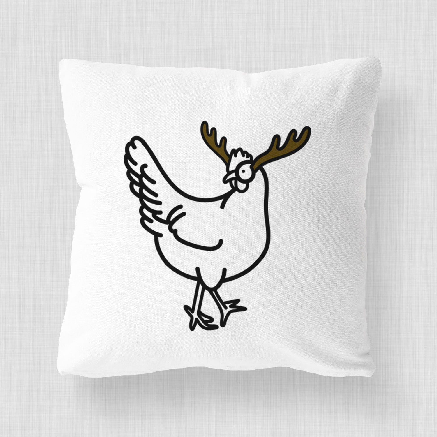 Love Always Chicken - Daisy -  Throw Pillow Cover