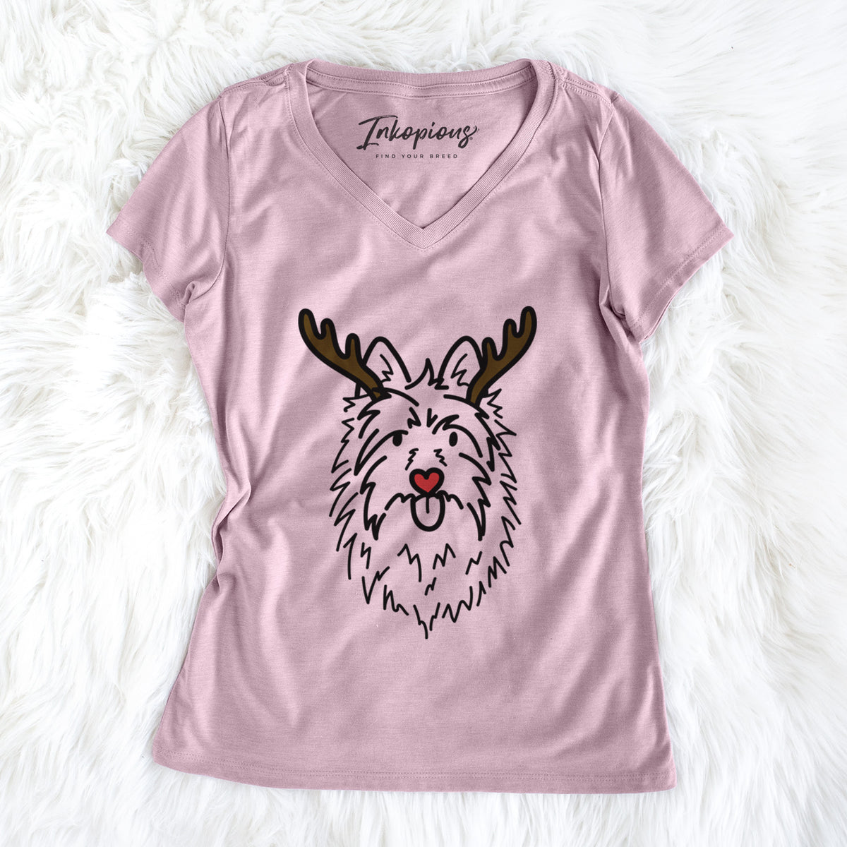 Red Nose Australian Terrier - Digger - Women's Perfect V-neck Shirt