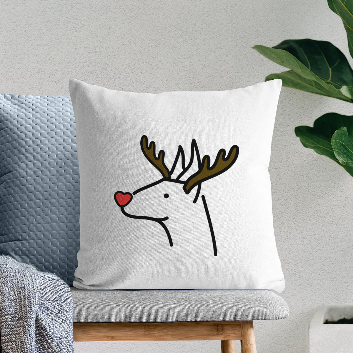 Love Always Doberman Pinscher - Throw Pillow Cover