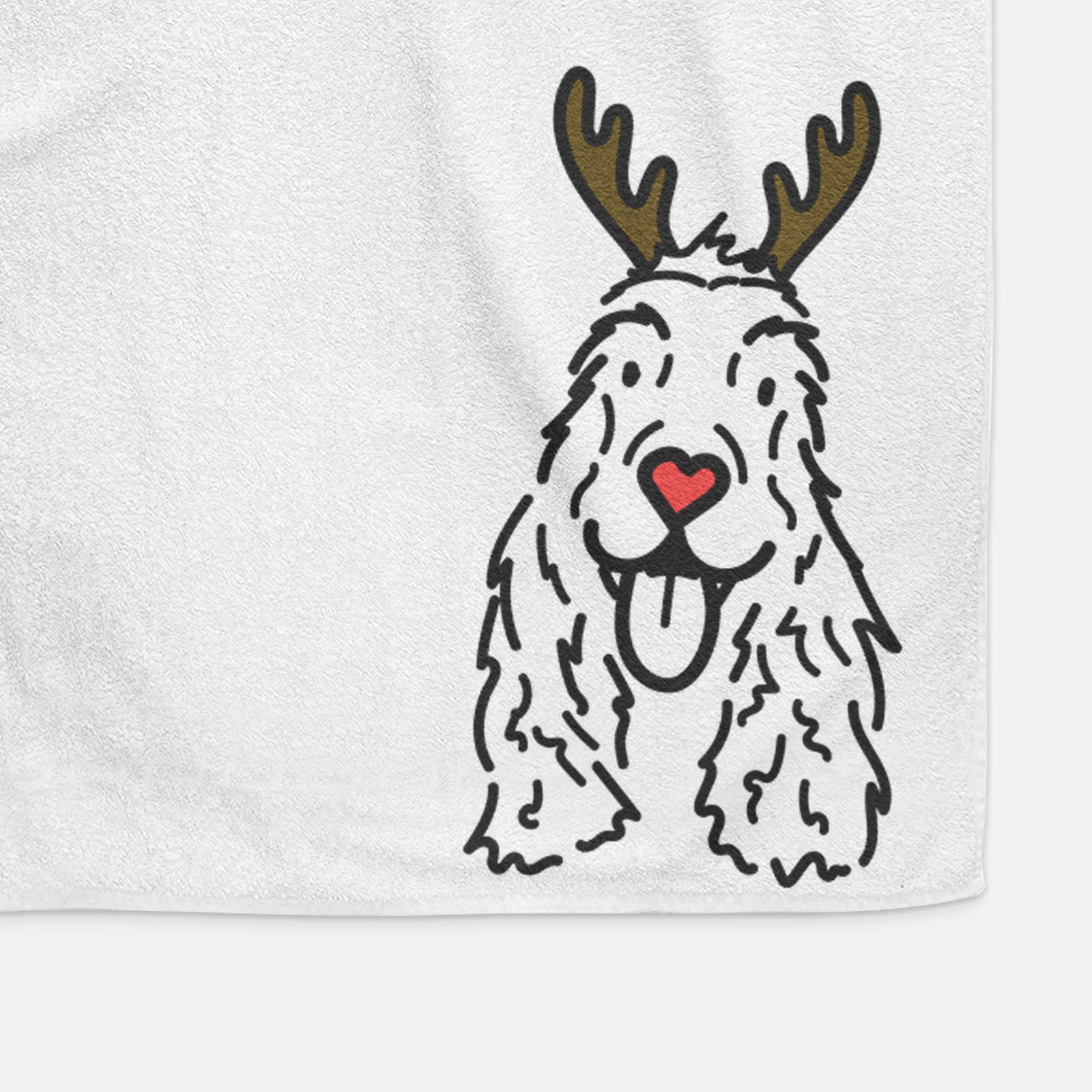 Red Nose English Cocker Spaniel - Dolly - Hand Towel