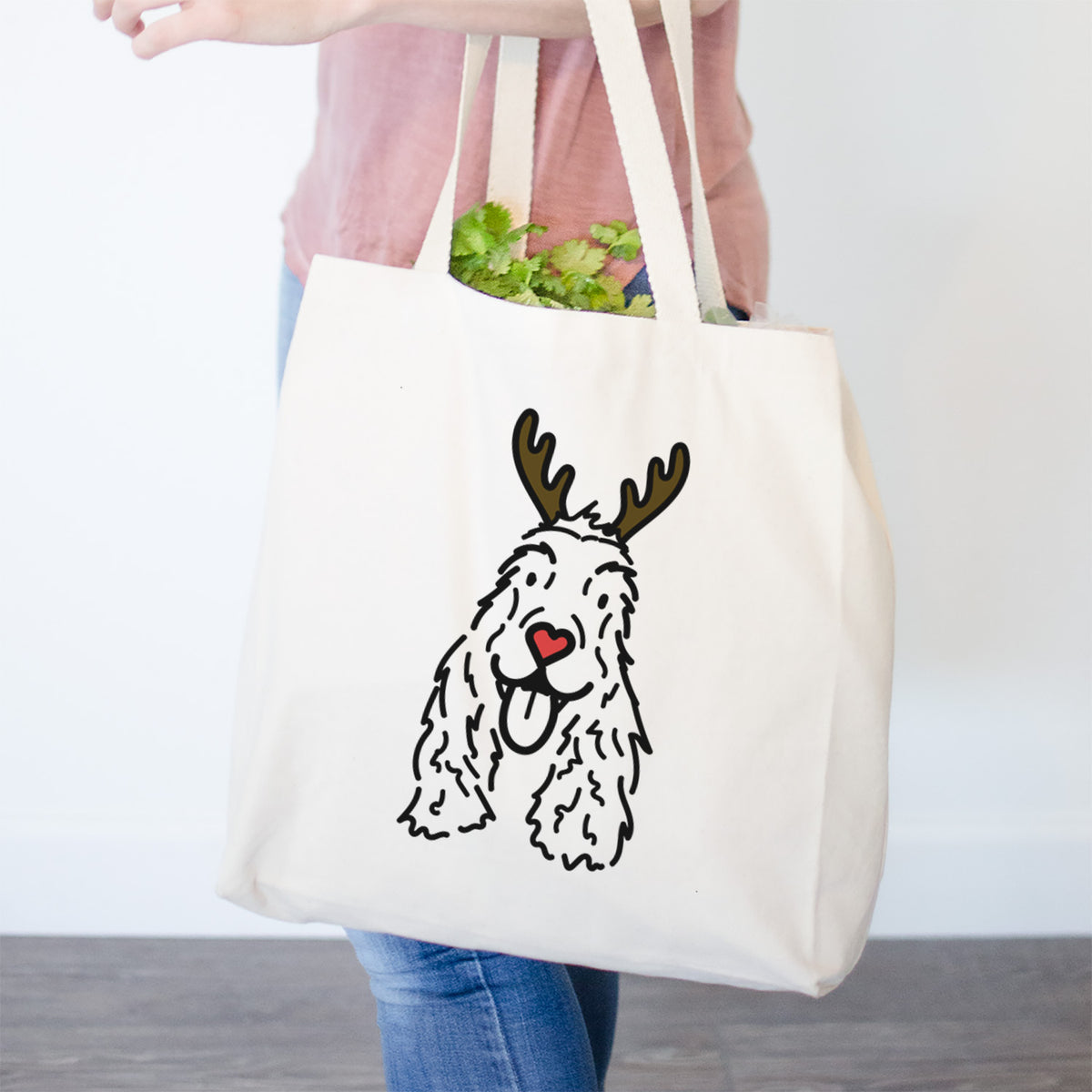 Red Nose English Cocker Spaniel - Dolly - Tote Bag