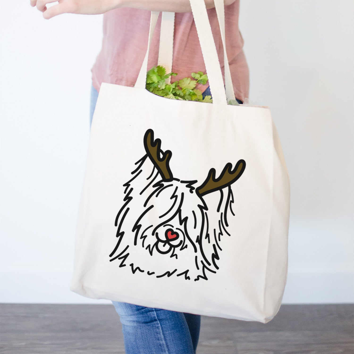 Red Nose Skye Terrier - Dougal - Tote Bag