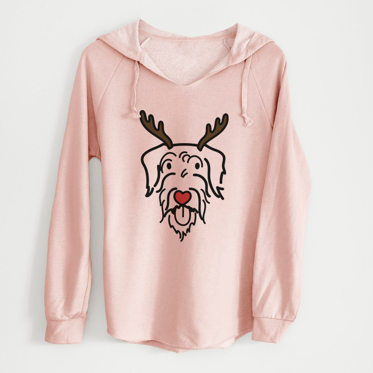 Red Nose Doodle - Dug - Cali Wave Hooded Sweatshirt