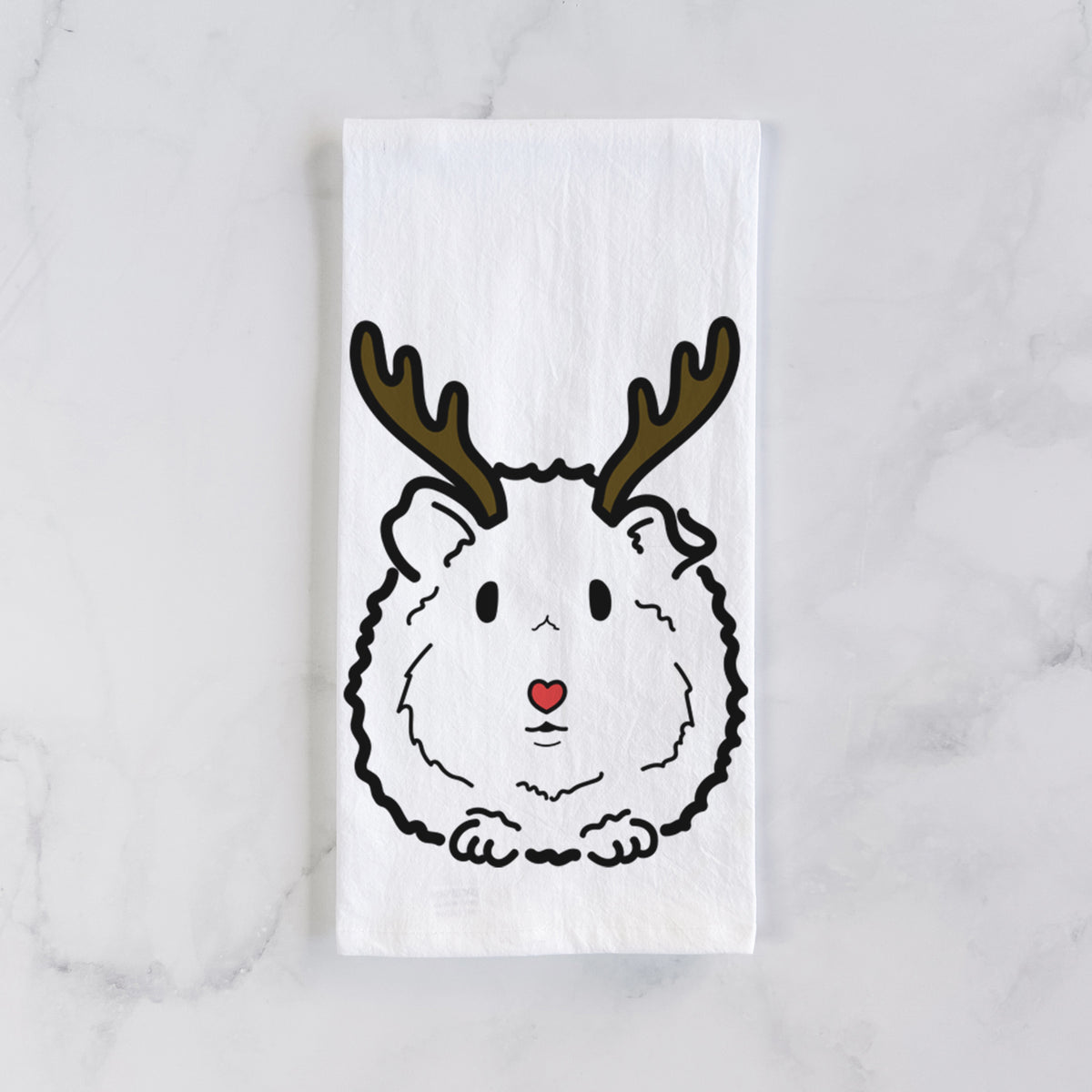 Red Nose Guinea Pig - Duke - Tea Towel