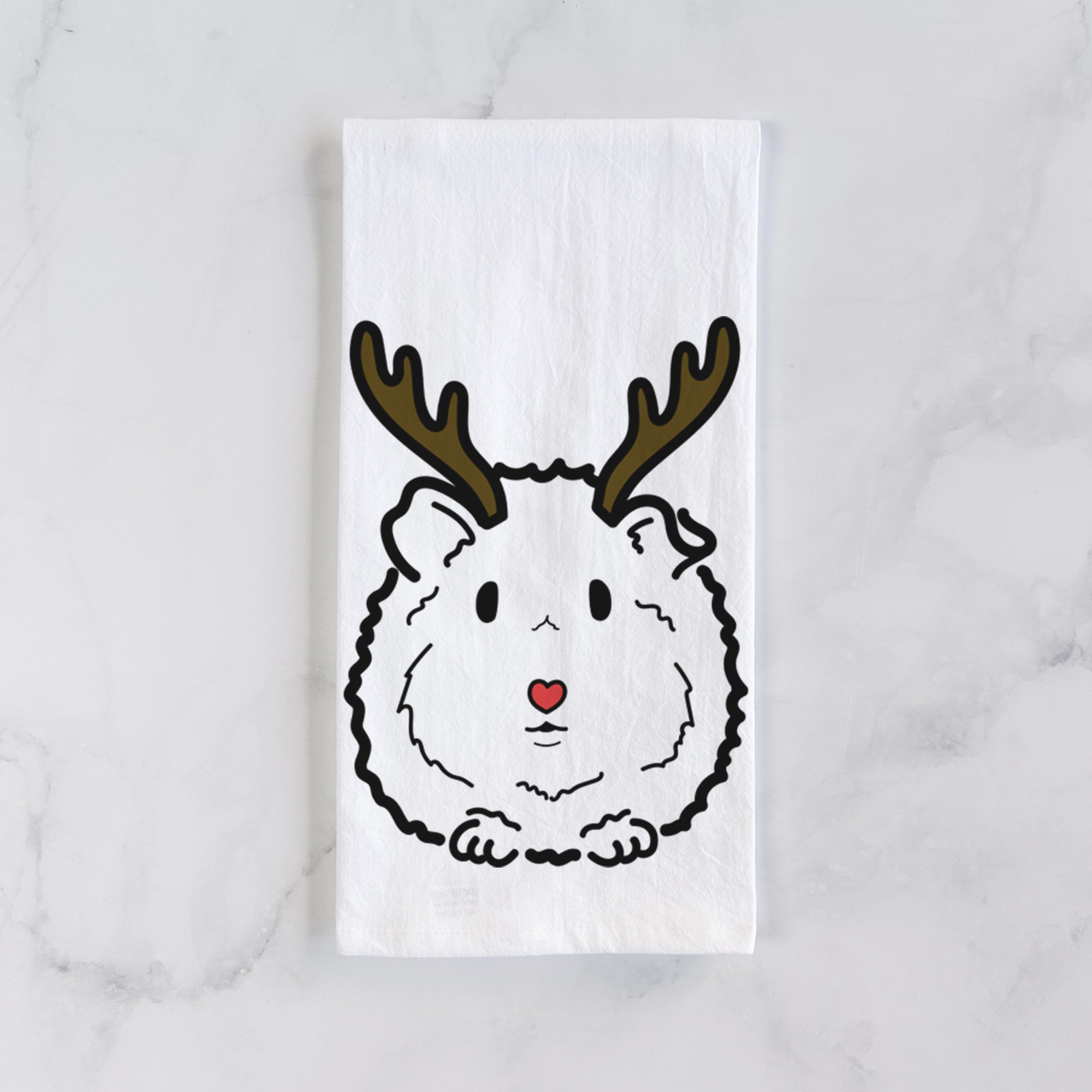 Red Nose Guinea Pig - Duke - Tea Towel