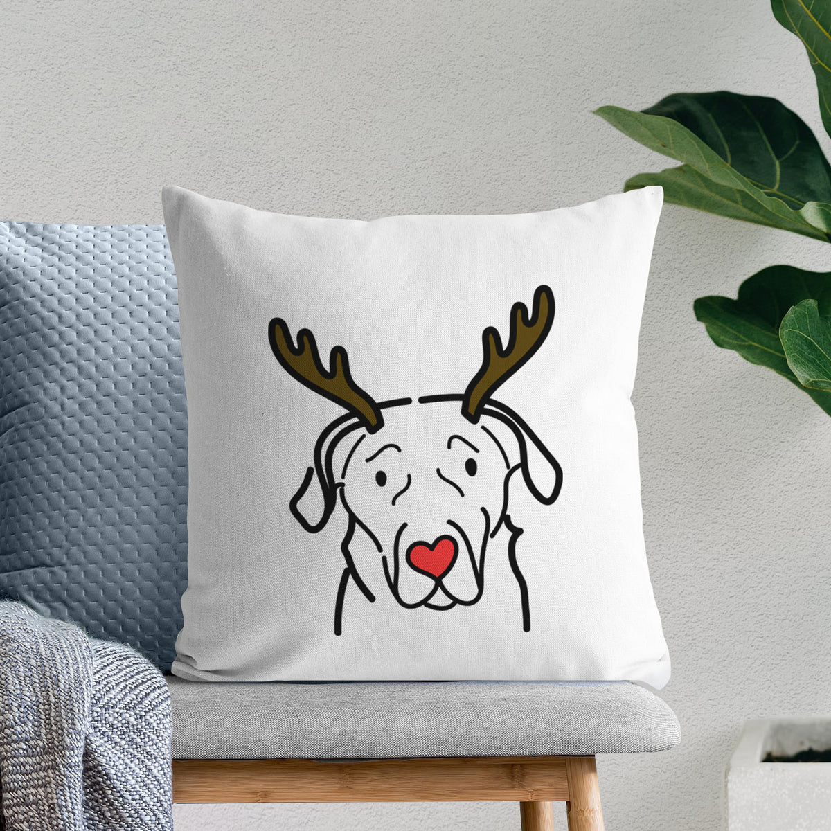 Love Always English Labrador - Throw Pillow Cover