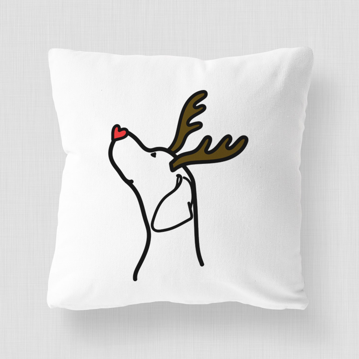 Love Always English Pointer Profile - Throw Pillow Cover