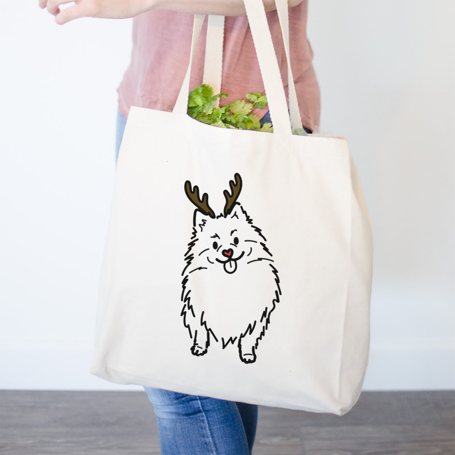 Red Nose Pomeranian - Fern - Tote Bag