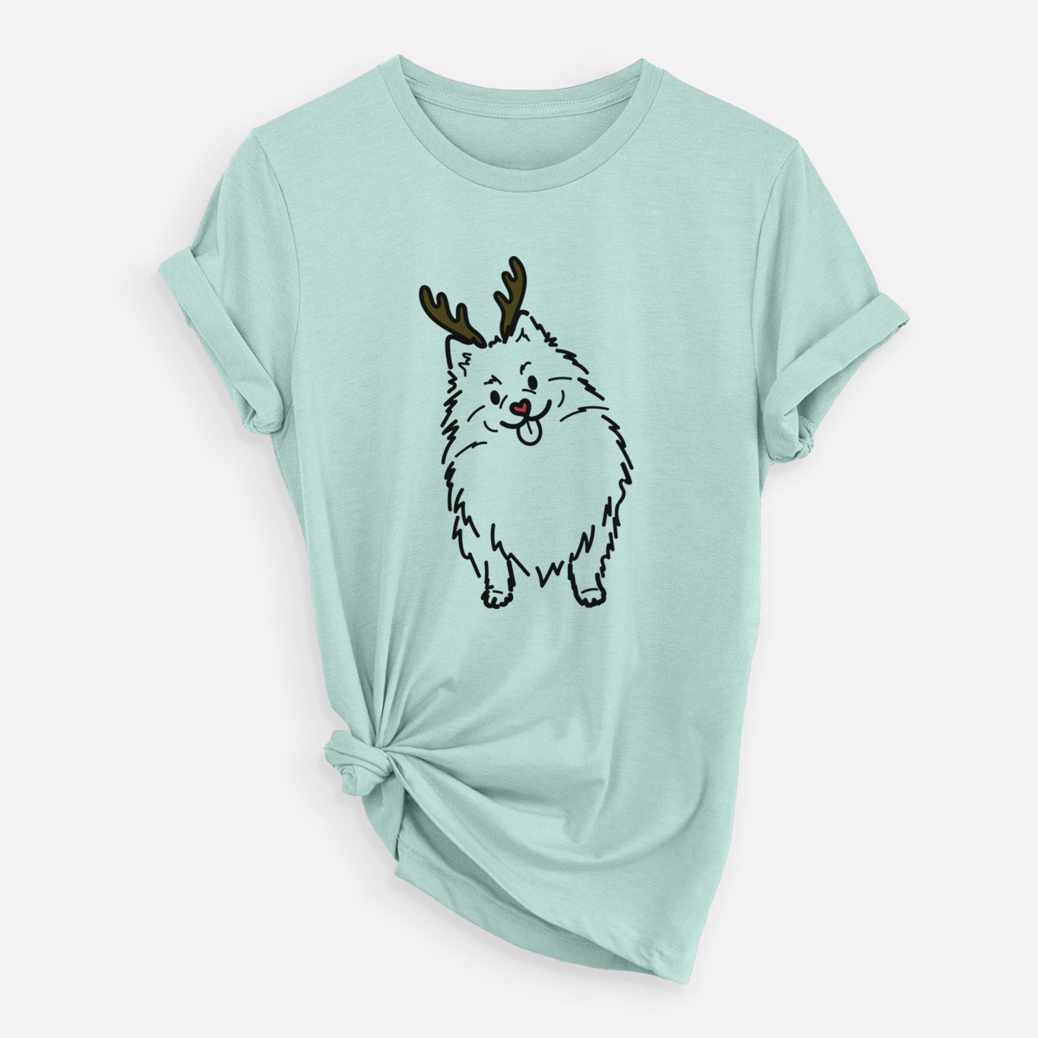 Red Nose Pomeranian - Fern - Unisex Crewneck