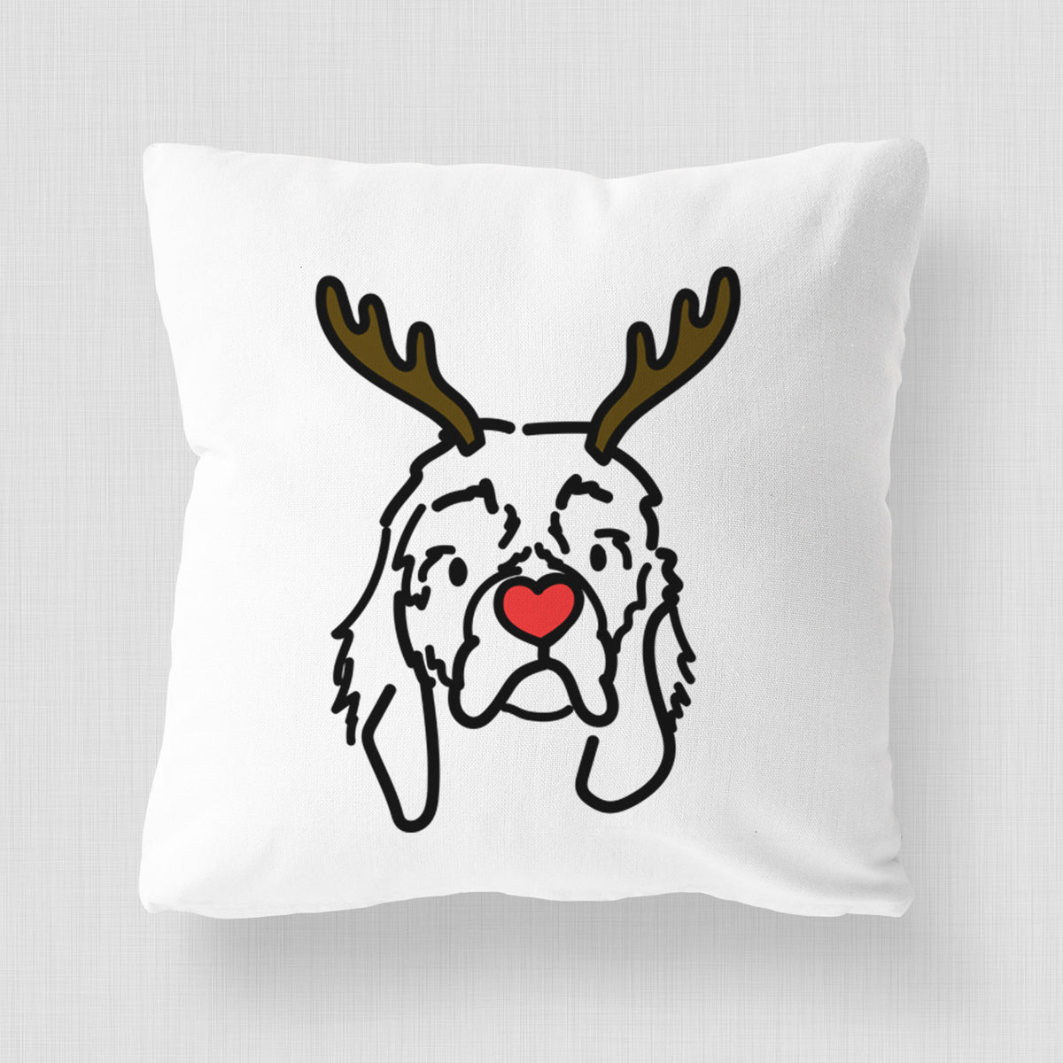 Love Always Cocker Spaniel - GiGi -  Throw Pillow Cover