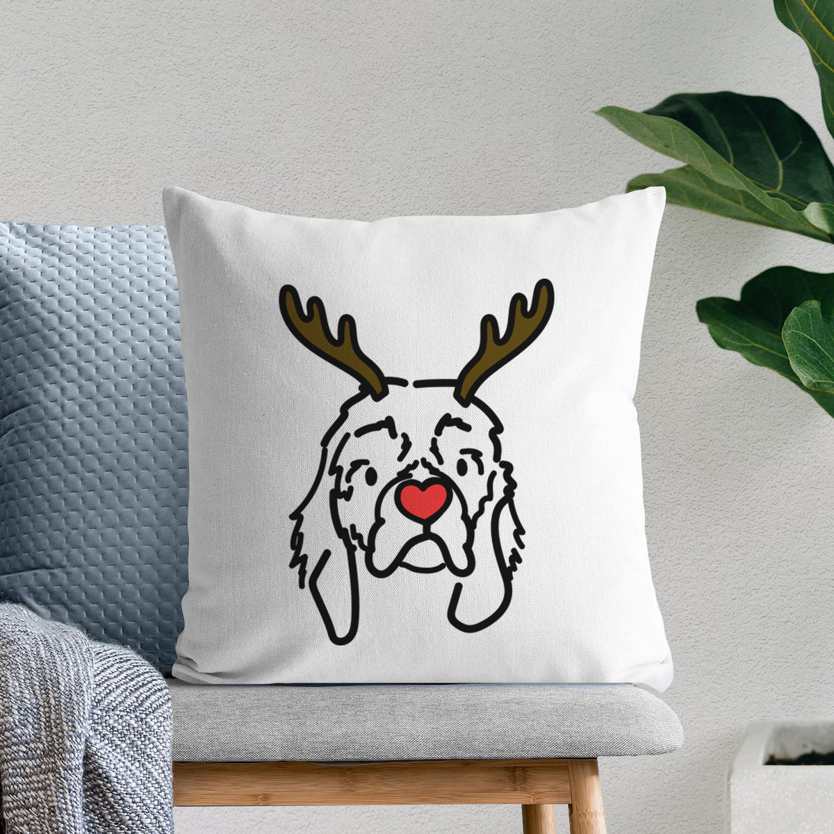 Love Always Cocker Spaniel - GiGi -  Throw Pillow Cover