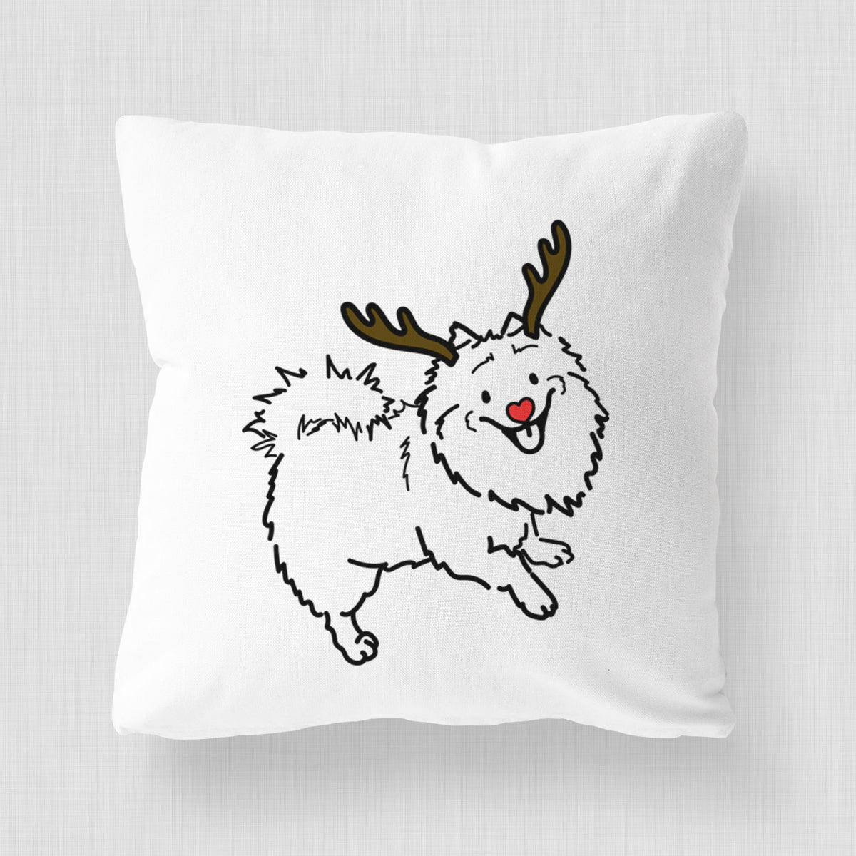 Love Always Pomeranian Mix - Goldie -  Throw Pillow Cover