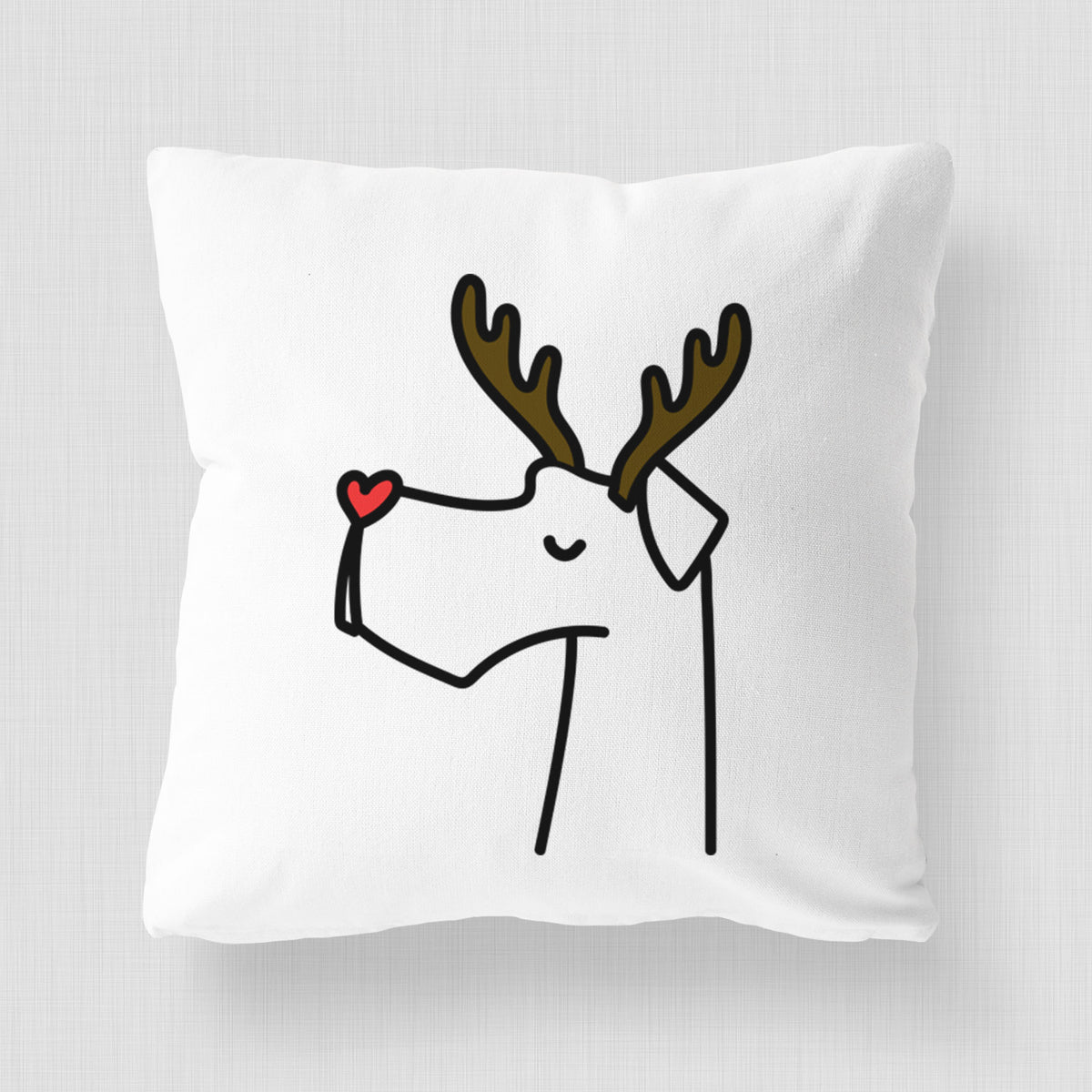 Love Always Great Dane - Throw Pillow Cover