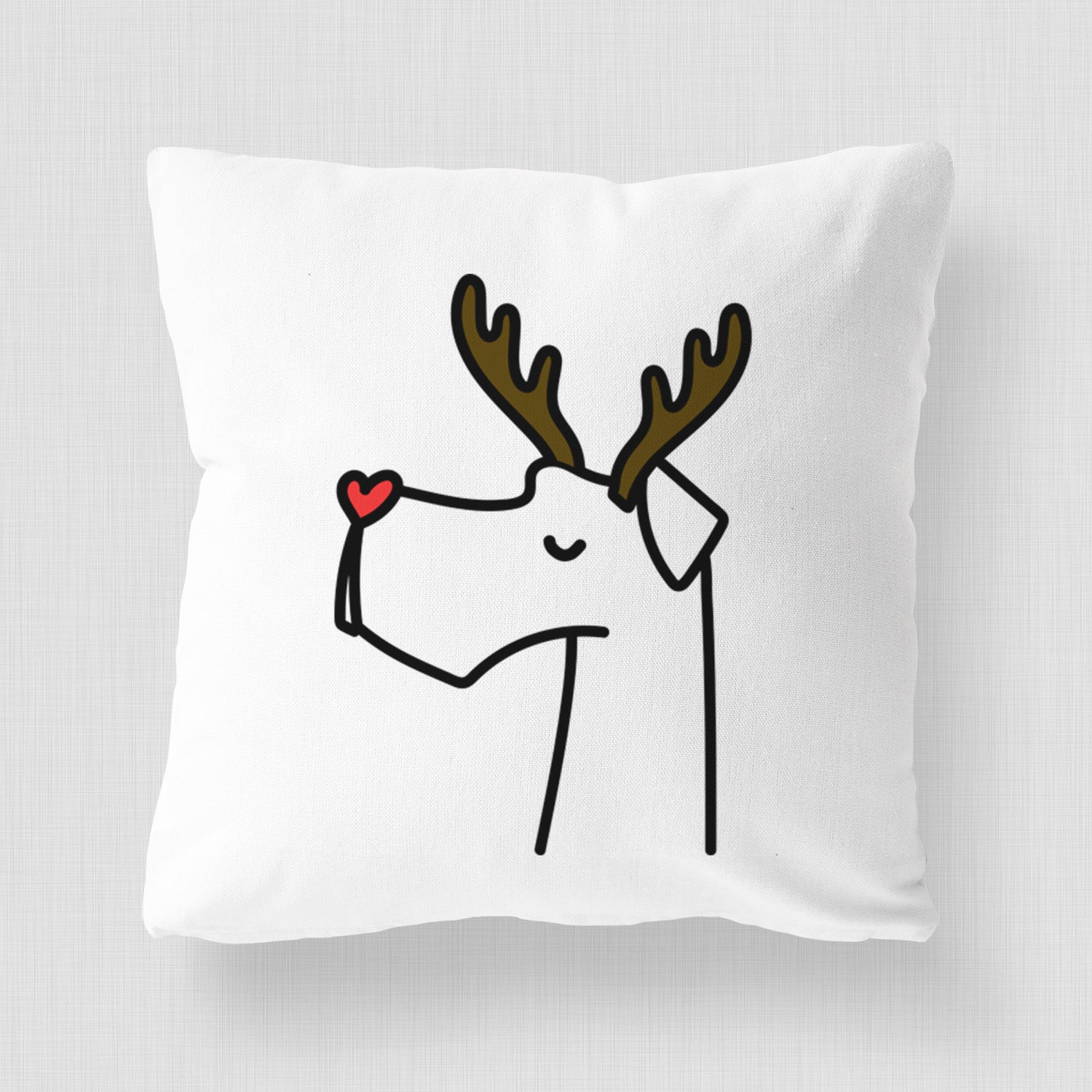 Love Always Great Dane - Throw Pillow Cover