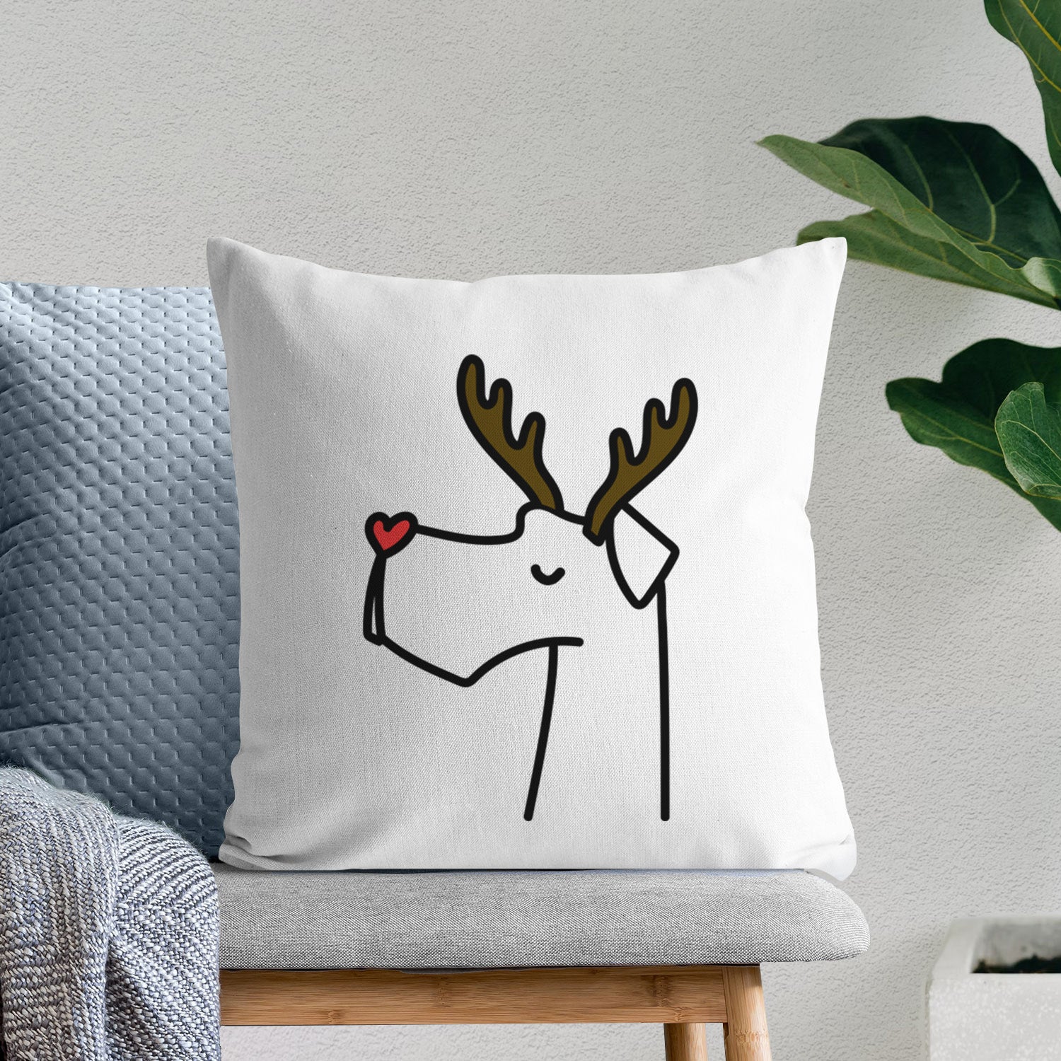 Love Always Great Dane - Throw Pillow Cover