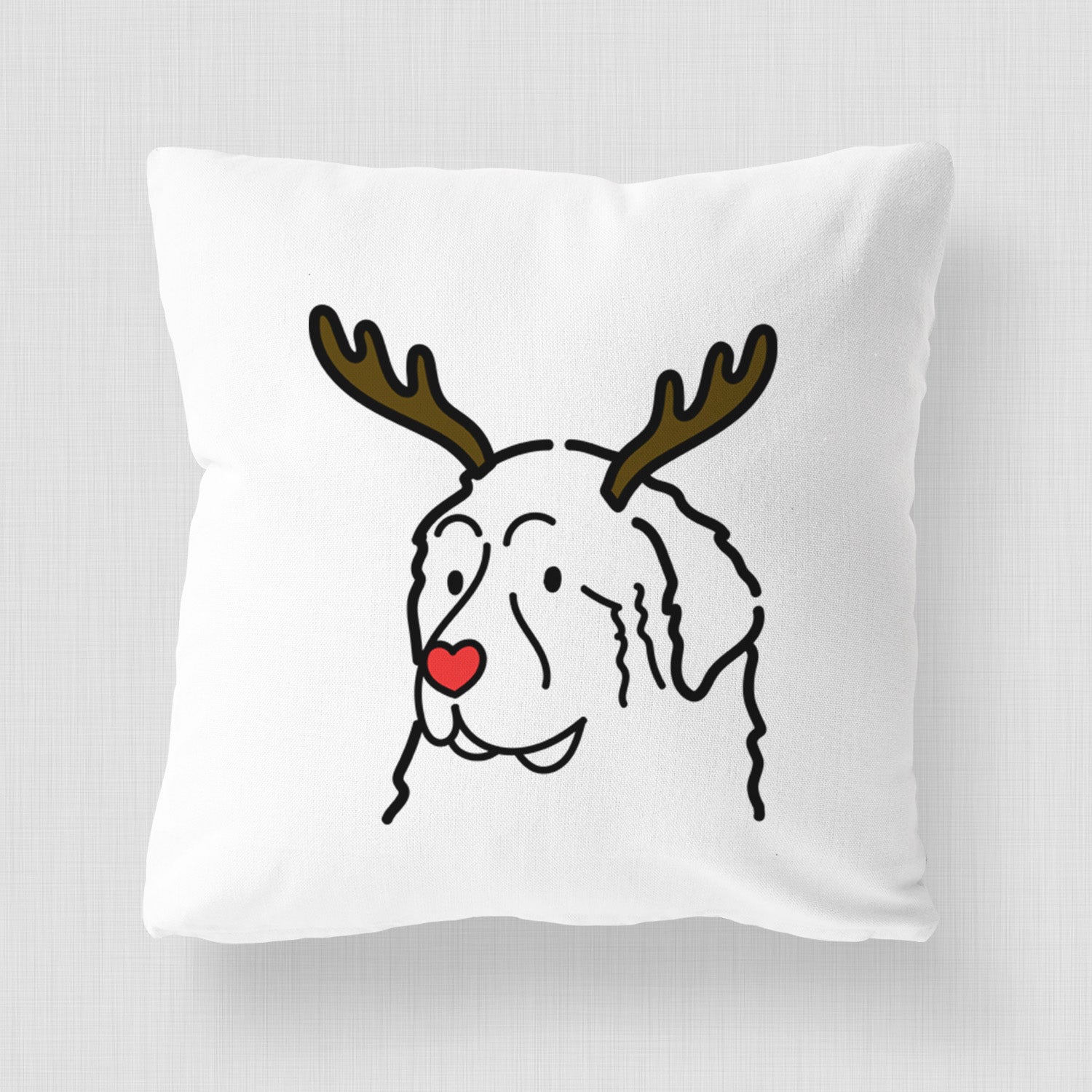 Love Always Great Pyrenees - Throw Pillow Cover
