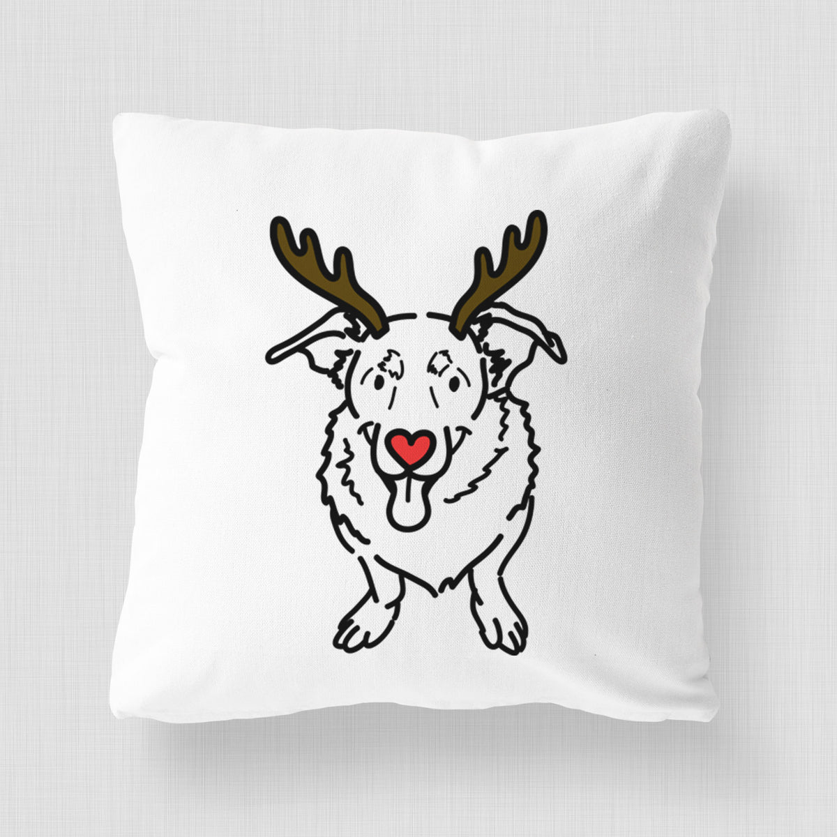 Love Always Basset Hound German Shepherd Mix - Gretchen -  Throw Pillow Cover