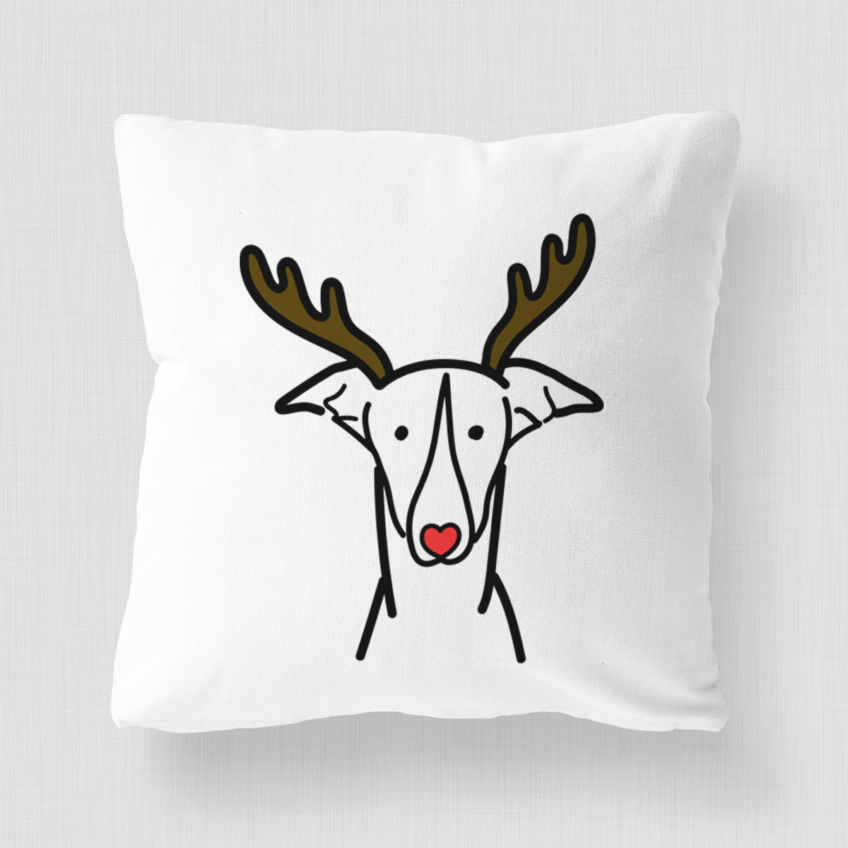 Love Always Greyhound - Throw Pillow Cover