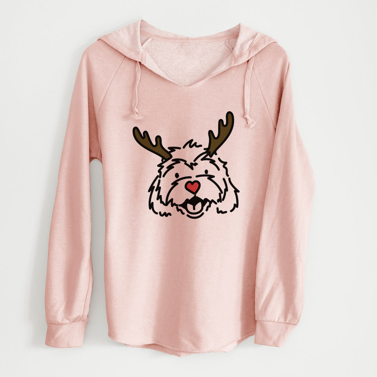 Red Nose Cavachon - Harry - Cali Wave Hooded Sweatshirt